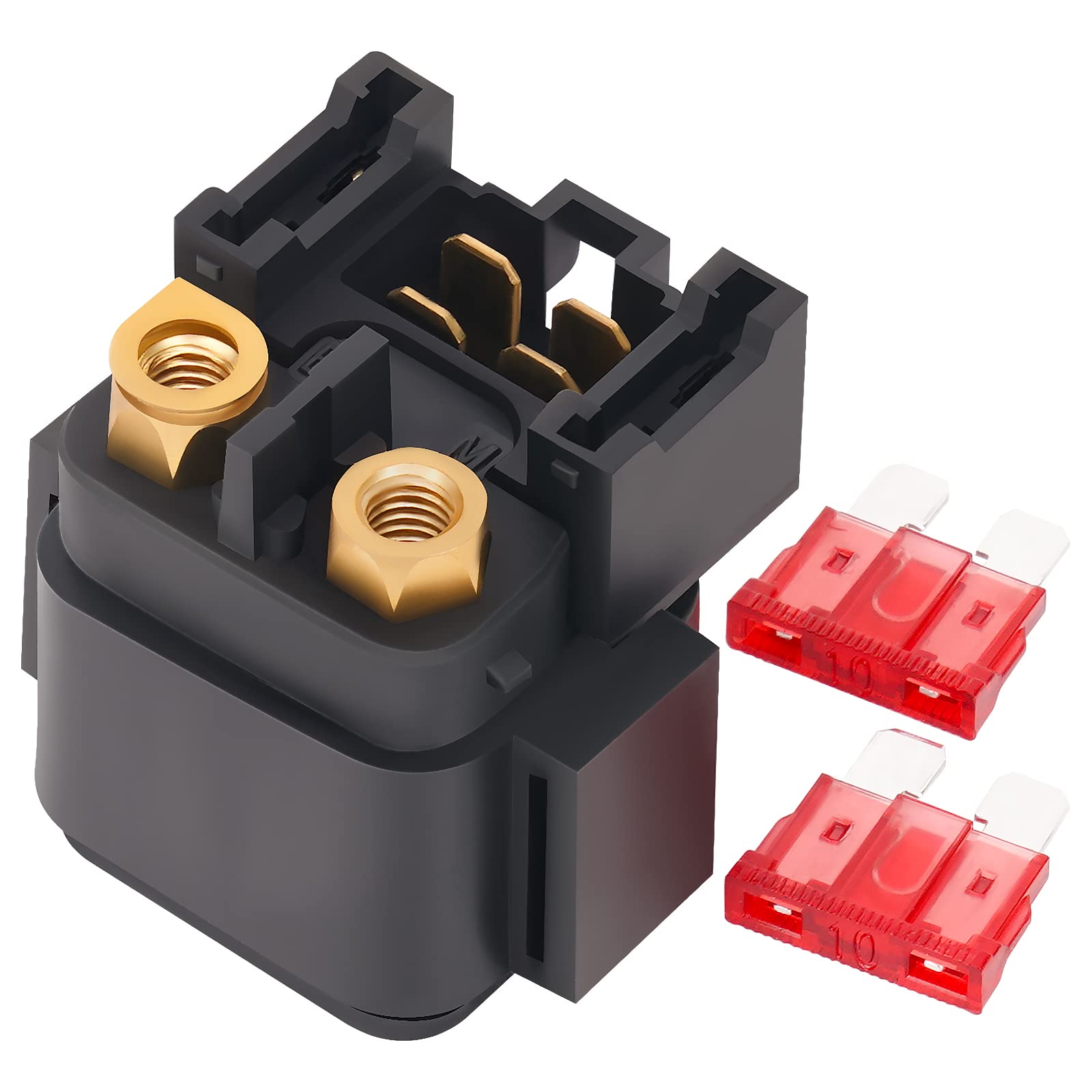 Ahl Starter Solenoid Relay For Yamaha Xvs650 V-Star 650 1998-2009/Big Bear 250 Yfm250 2007 2008 2009 /Bear Tracker Beartracker 250 Yfm250 1999-2004 Atv