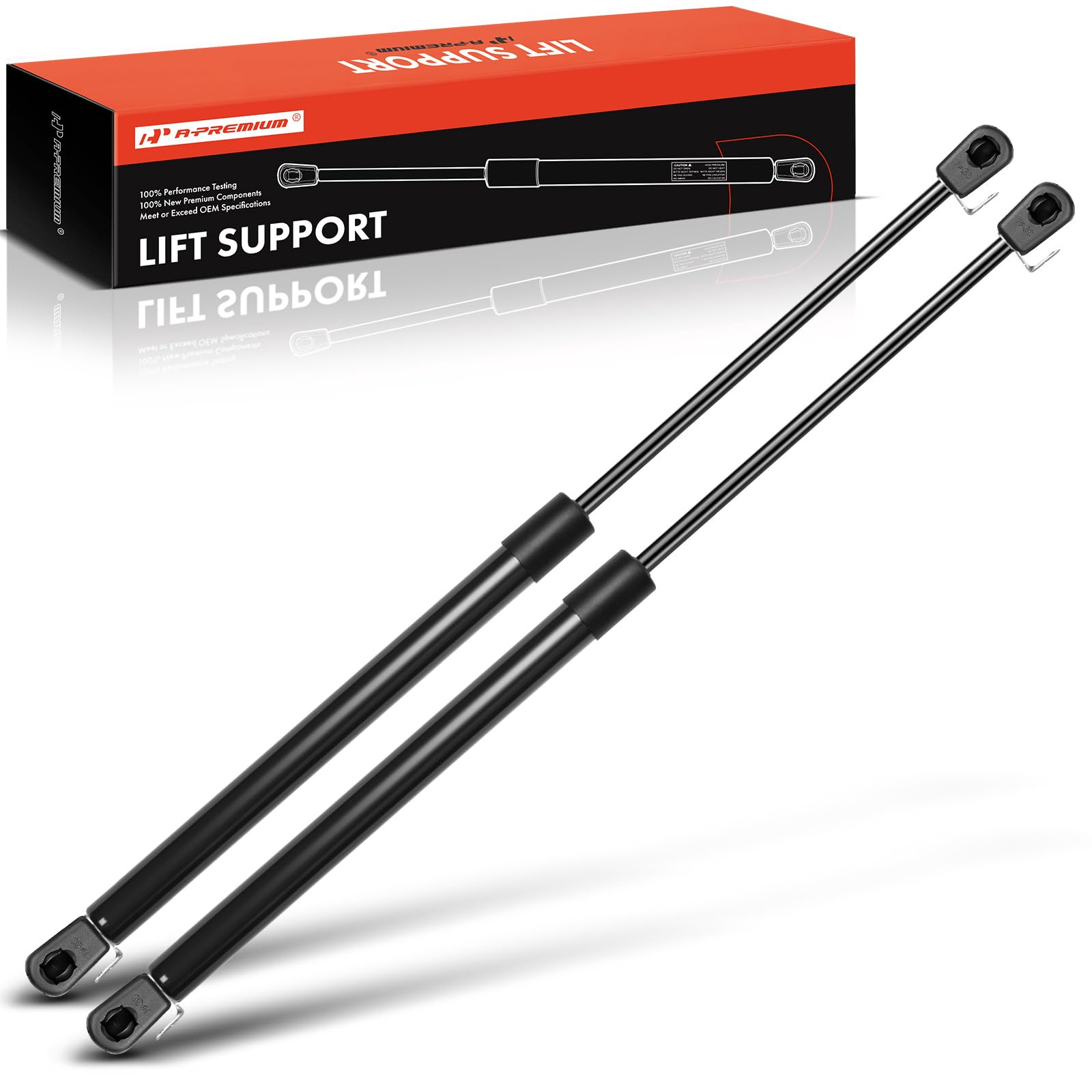 A-Premium Rear Window Lift Supports Shock Struts Replacement for Jeep Wrangler YJ 1987-1995 2-PC Set