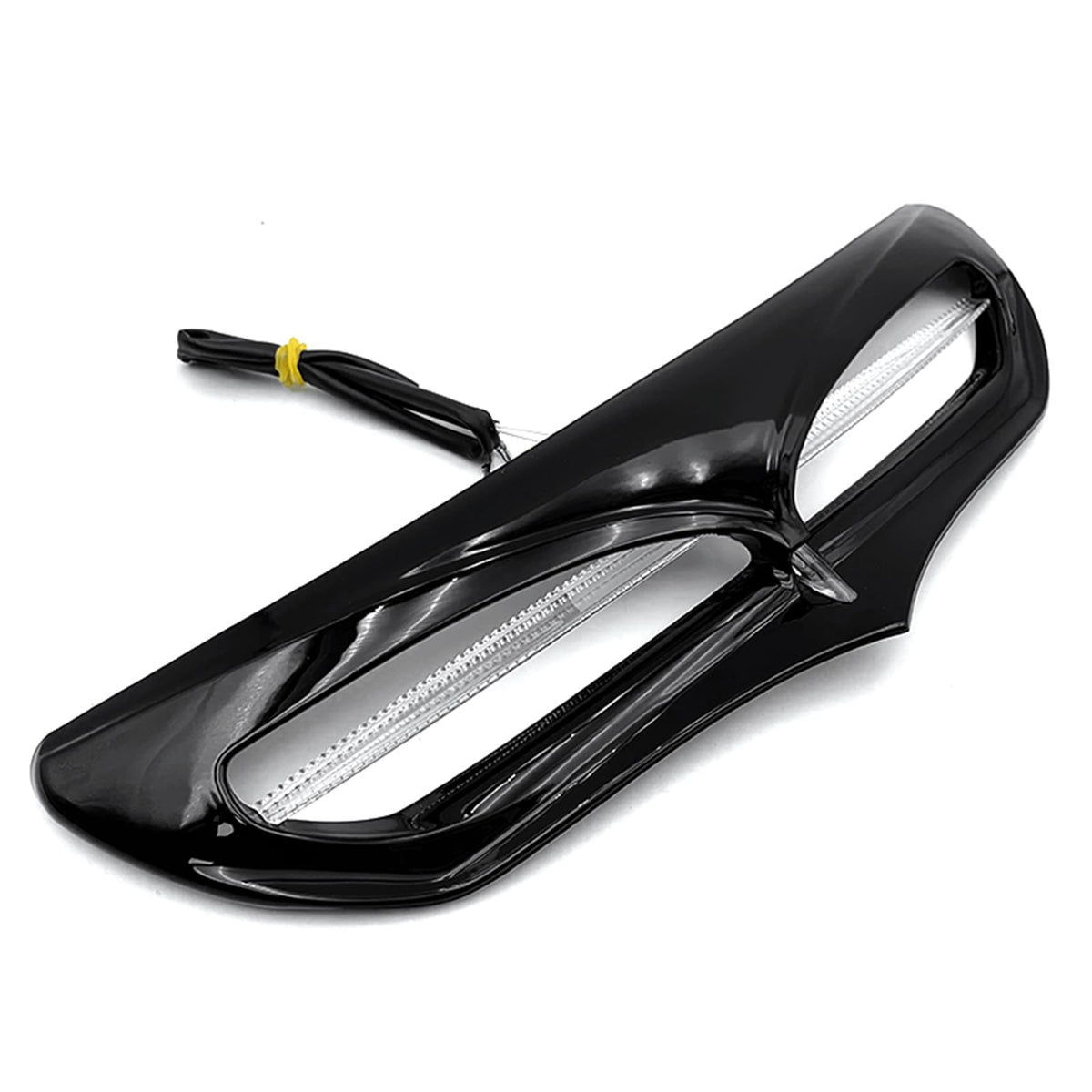 For Harley Touring Electra Street Glide Ultra Limited 2014-2021 2022 Black Chrome Motorcycle Batwing Fairing Vent Trim LED Accen