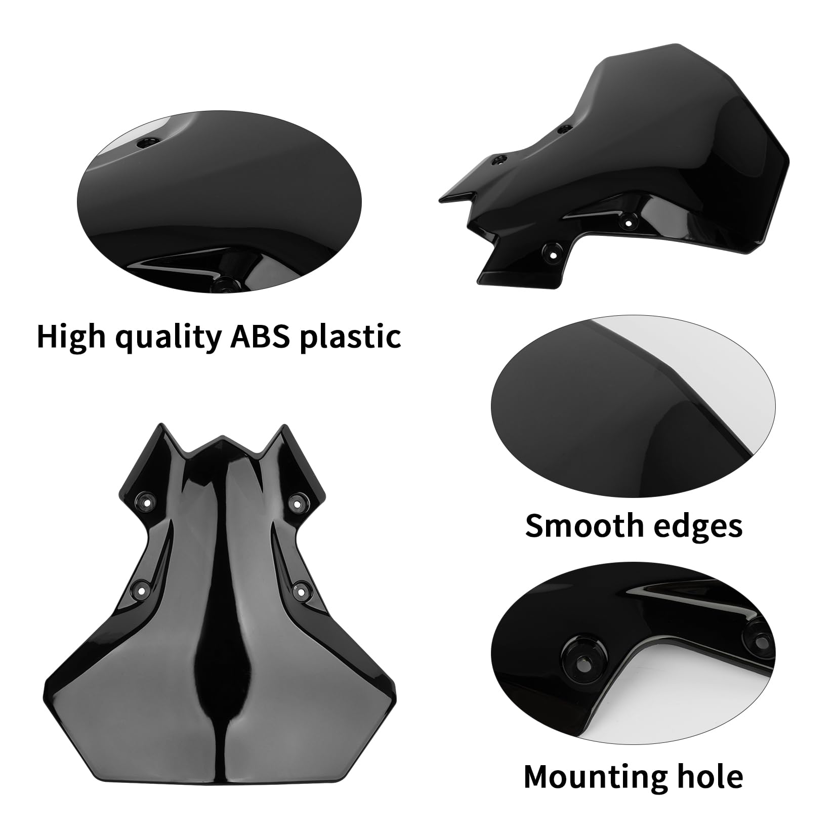 Psler Windshield For Z900 2021-2023 - Windshield Windscreen Baffle Air Wind Deflector Front Flyscreen For Z900 Z 900 2020-2023 Z