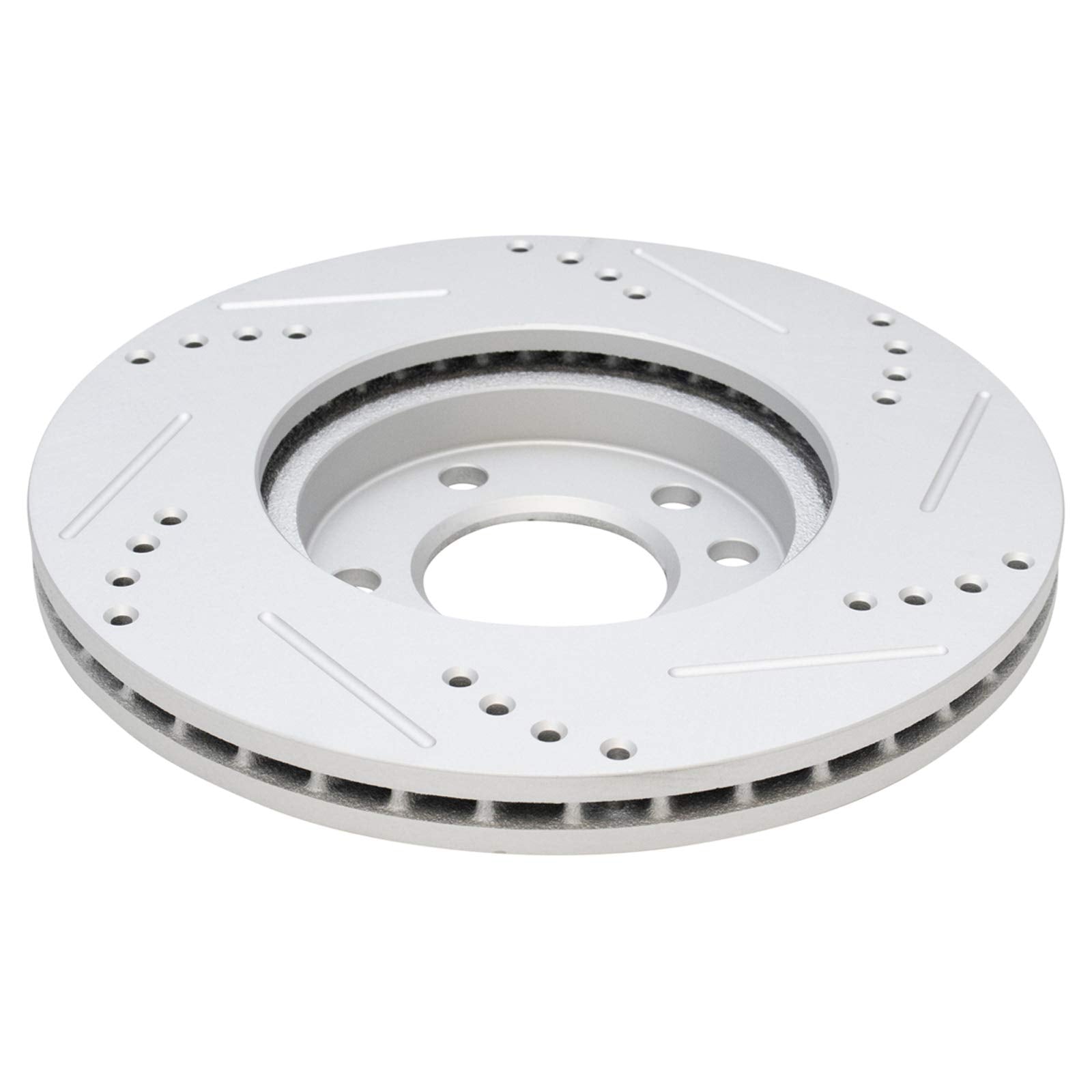 Trq Front Performance Brake Rotor Drilled Slotted Pair Set For 9-3/9-5/900 / L100 / L200 / L300 / Ls / Ls1 / Ls2 / Lw1 / Lw2 / L