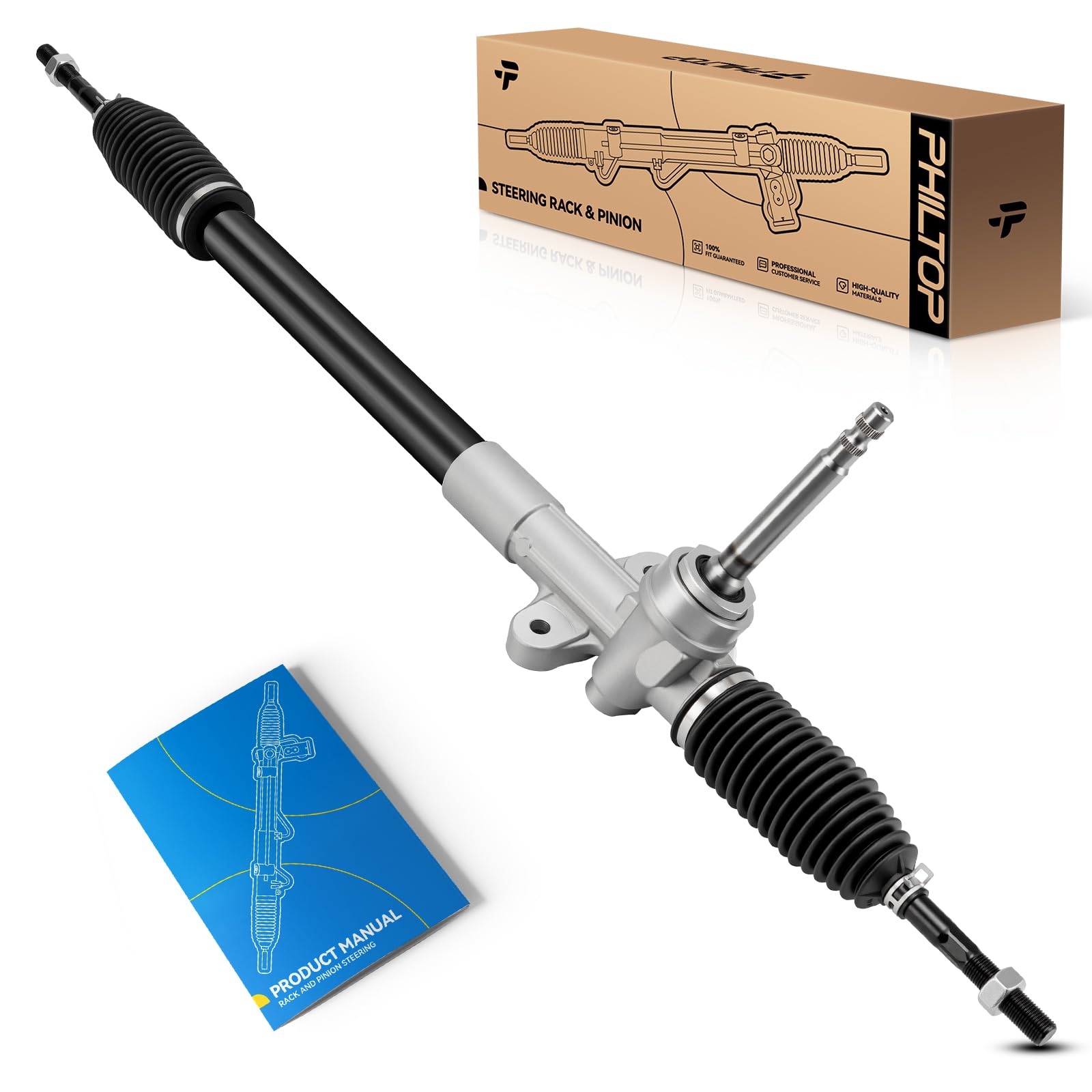 PHILTOP Electronic Steering Rack and Pinion Compatible with Hyundai Tucson 2010-2013 All Models, Kia Sportage 2011-2013 All Mode