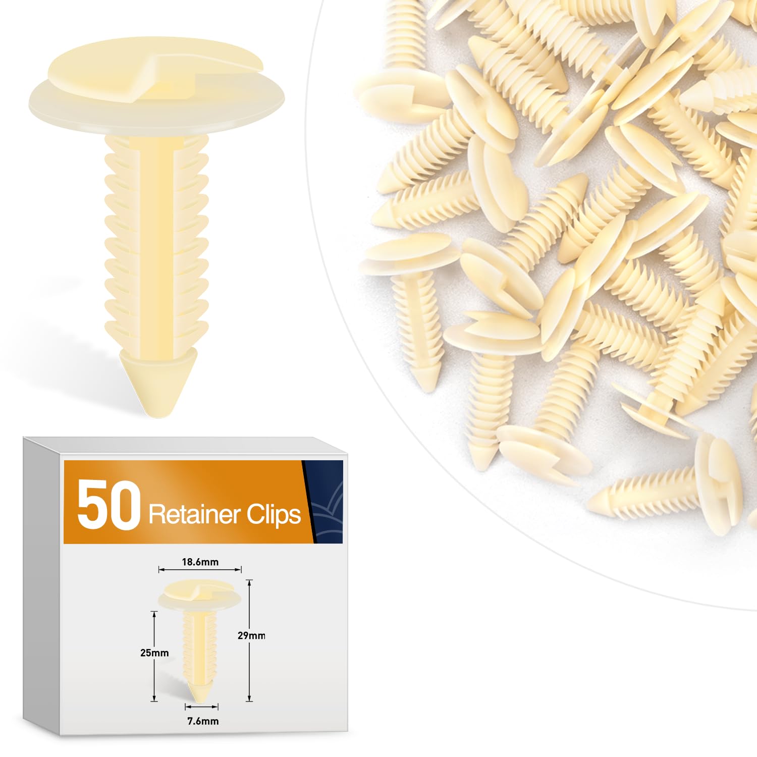 Gooacc 50 Pcs Rear Pillar Trim Panel Retainer Clip Door Trim Panel Retainer Clip For Gm 363137 Chevrolet Blazer Gmc Yukon