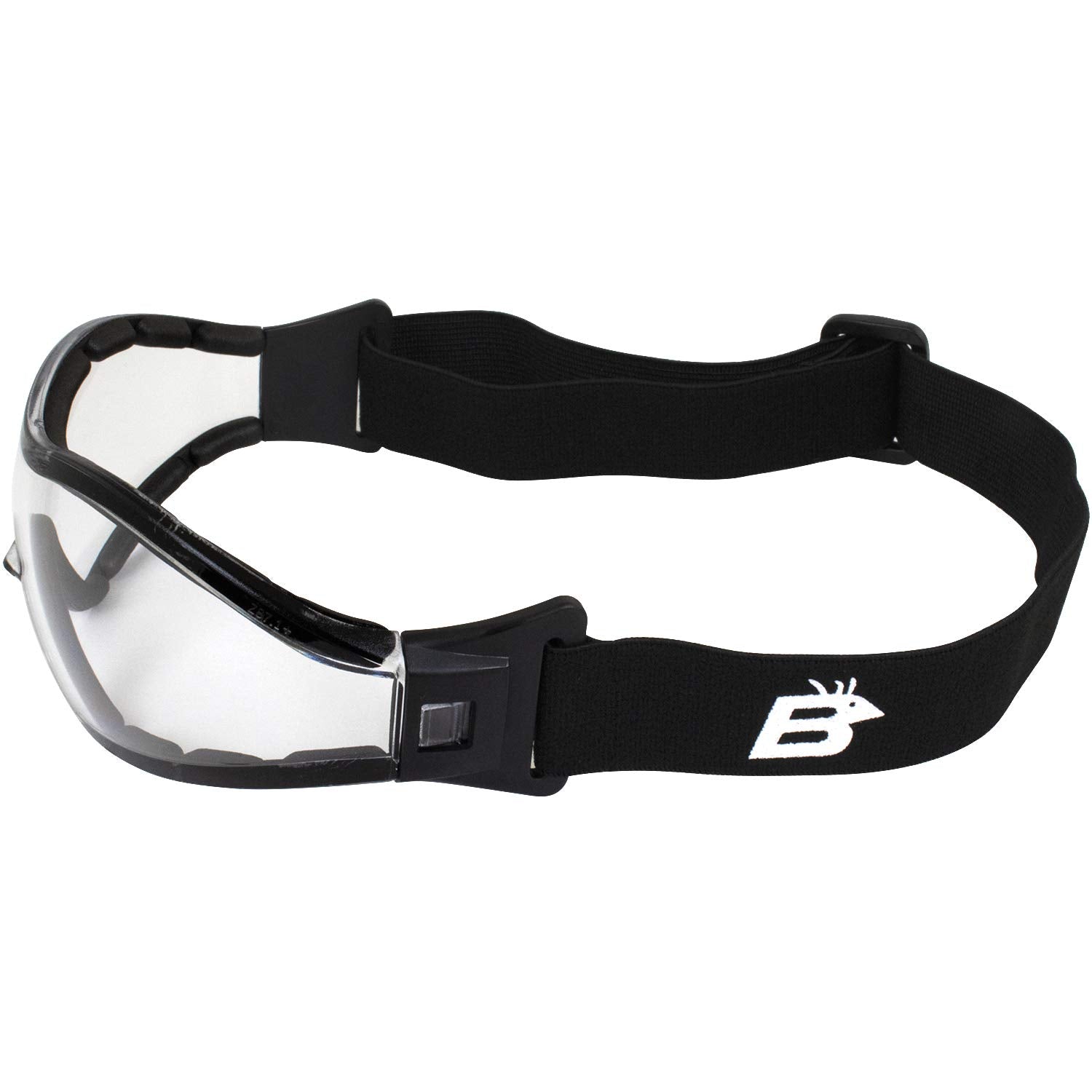 Birdz Eyewear Boogie Motorcycle & Skydiving Goggles 2 Pairs Padded Black Frame Z87+