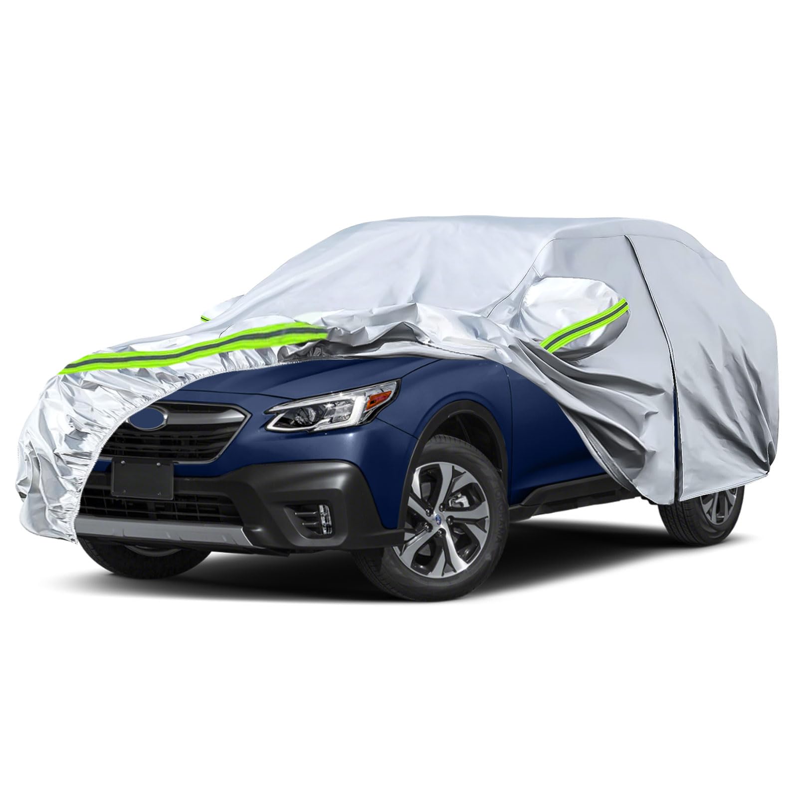 Waterproof Car Covers Replace For 2004-2025 Subaru Outback, 6 Layers All Weather Custom-Fit Car Cover With Zipper Door & Windpro