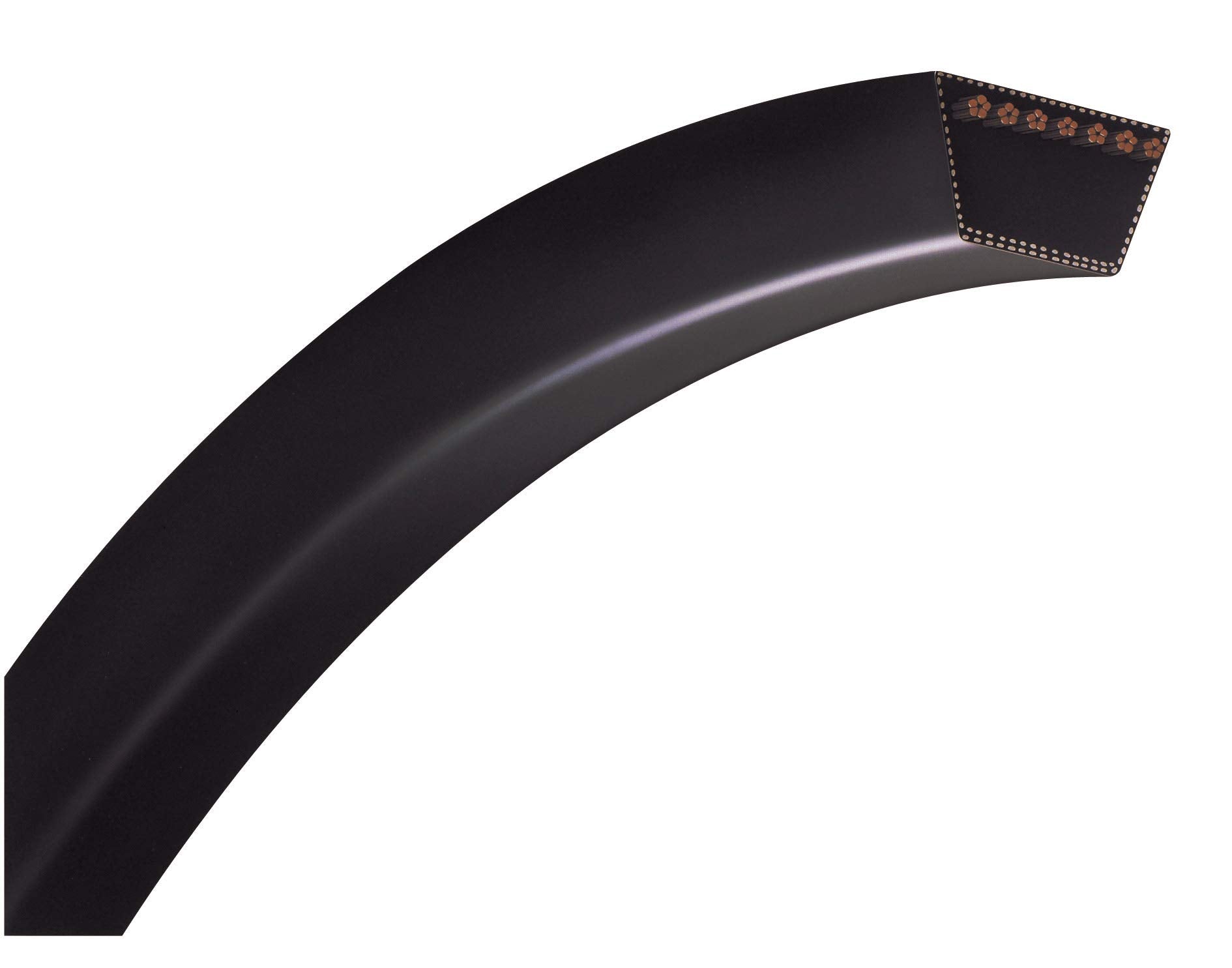 Mbl 4L790 (2790) Fractional Horsepower V-Belt, 4L Section, 1/2'' Width, 5/16'' Height, 79'' Length, Rubber