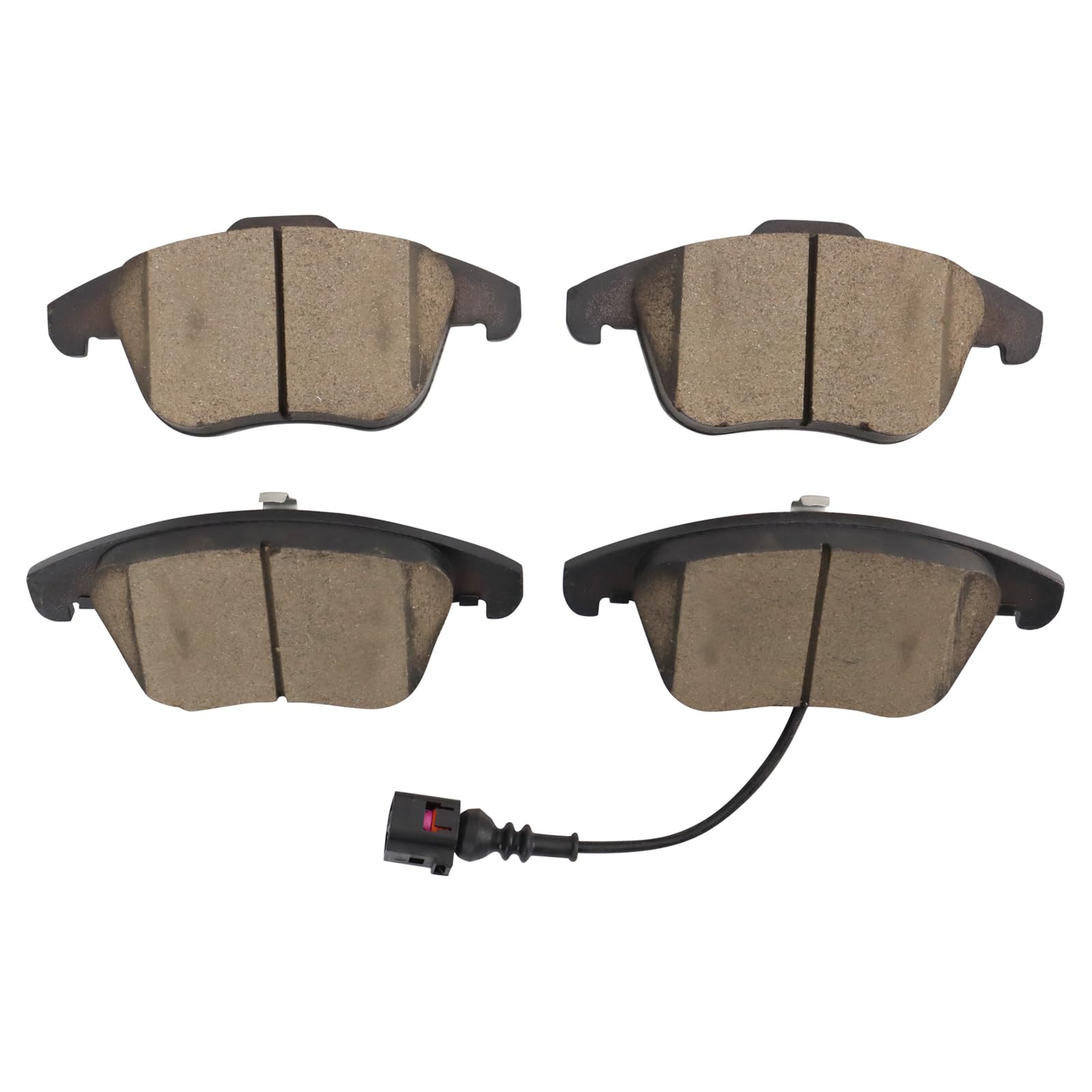 TRQ Front Brake Pads Ceramic Compatible with 2015-2018 Audi Q3 Q3 Quattro 2012-2020 Volkswagen Passat 2009-2017 Tiguan 2017-2018