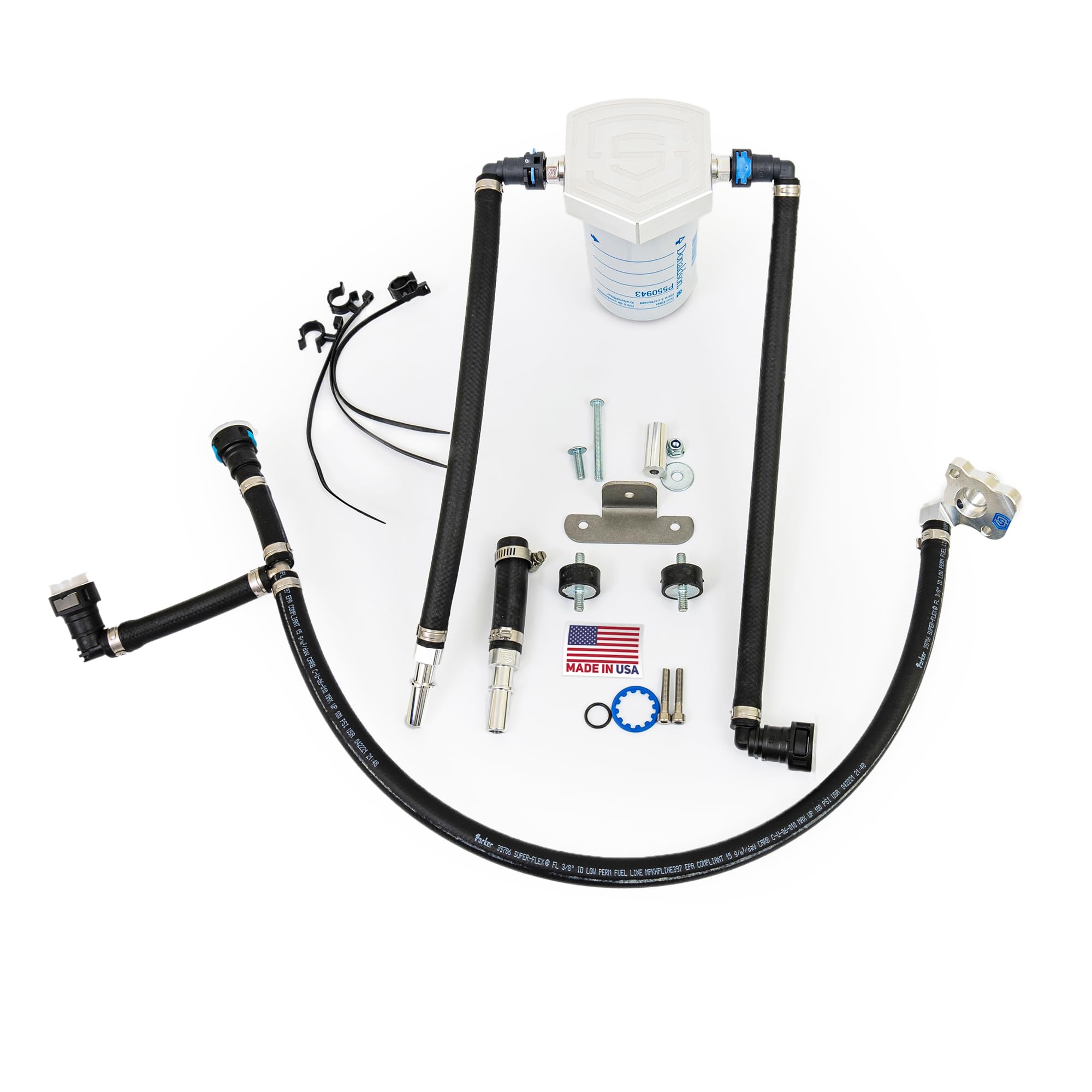 S&S Diesel Motorsport Gen2.1 6.7L Ford Power Stroke Cp4 Disaster Prevention Kit (2011+) (Cp4-6.7F-Bp-G2.1)