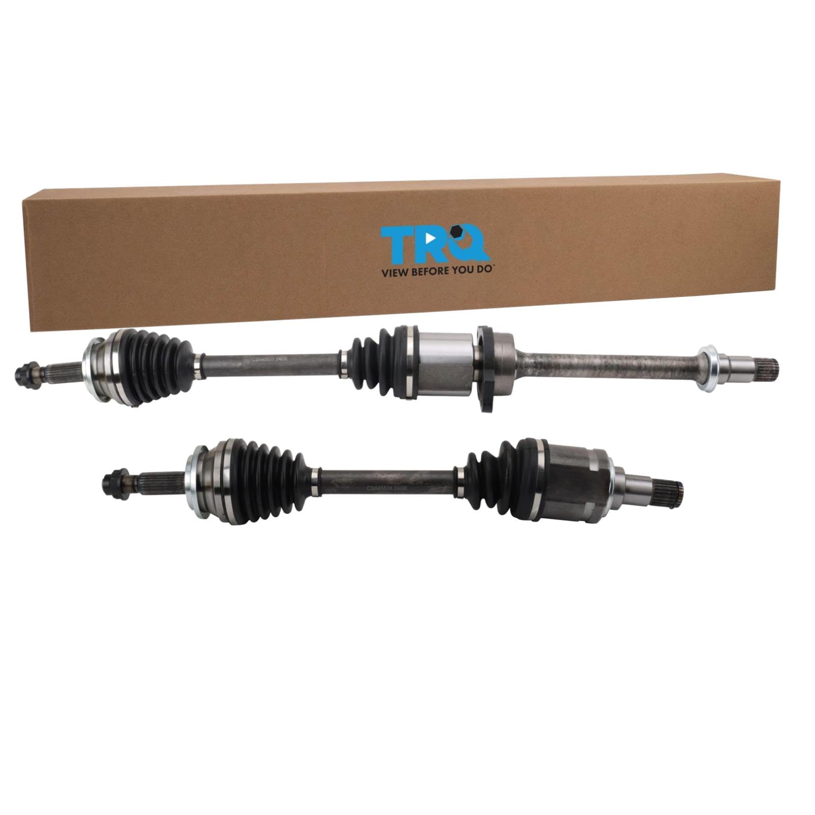 TRQ Front CV Axle Shaft Assembly Set Compatible with 2008-2015 Scion xB