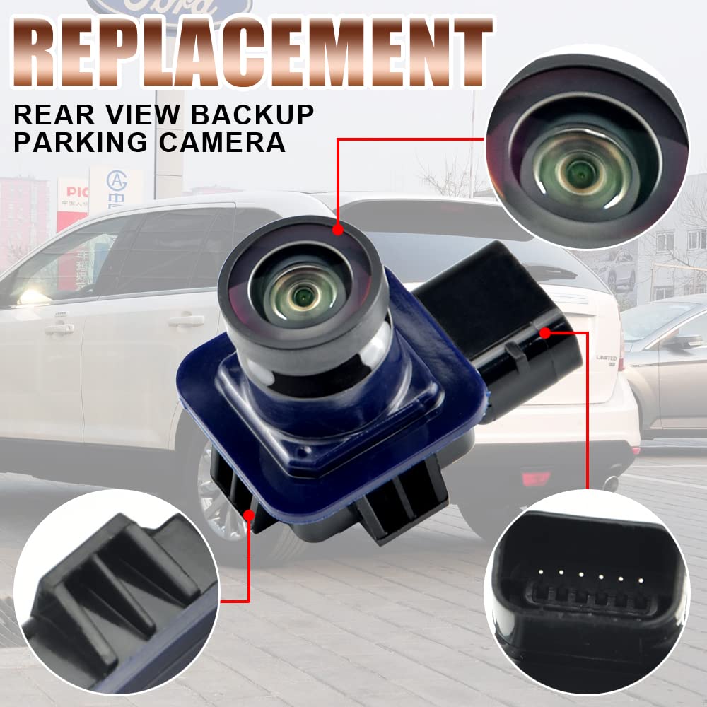 Qklsudua Vehicle Reverse Camera Rear View Backup Parking Camera Compatible With Fo-Rd Ed-Ge 2011-2015 Lin-Coln Mkx 2011-2013 Bt4