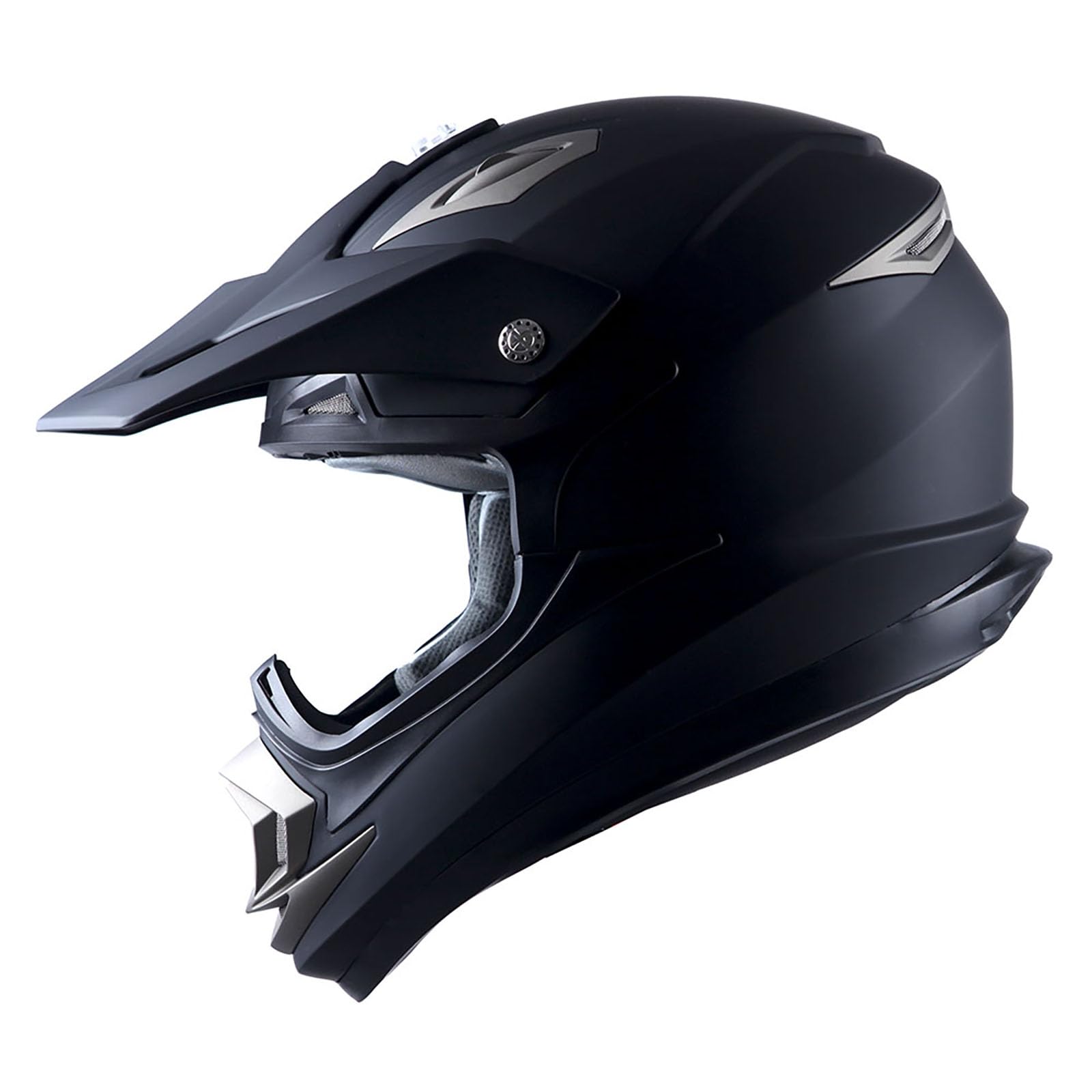 1Storm Adult Motocross Helmet Off Road Mx Bmx Atv Dirt Bike Mechanic Hgxp14B Matt Black