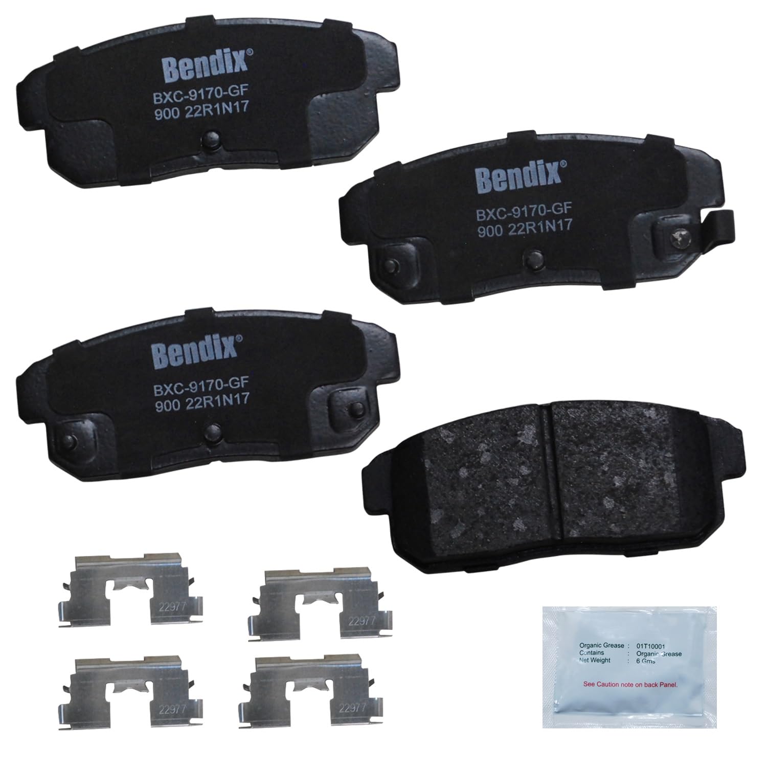 Bendix Priority1 Cfc900 Ceramic Rear Brake Pads For Infiniti G20 2002-2001, I30 2001, I35 2004-2002, Nissan Altra Ev 2001-2000,