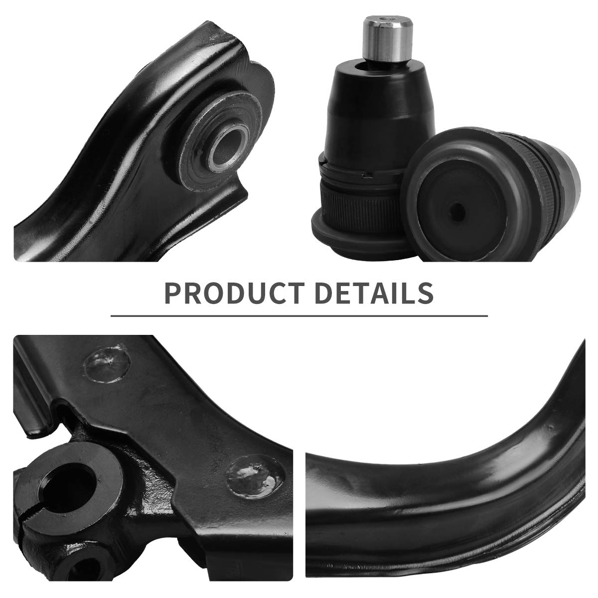Yitamotor Front Upper Control Arm Kit Compatible With Chevy Ssr/Trailblazer 2002-2009, Buick Rainier 2004-2007, Gmc Envoy 2002-2