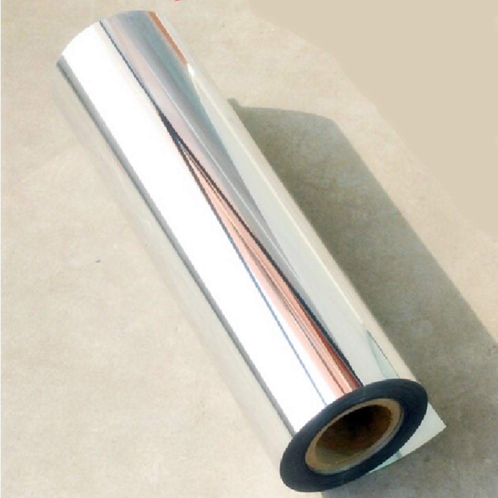 12x78Chrome Mirror Silver Vinyl Wrap Sticker Decal Film Sheet,Self-Adhesive
