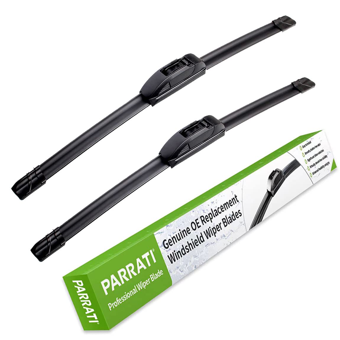 Oem Quality 24' +19' Parrati Premium All-Season Windshield Wiper Blades (Set Of 2)