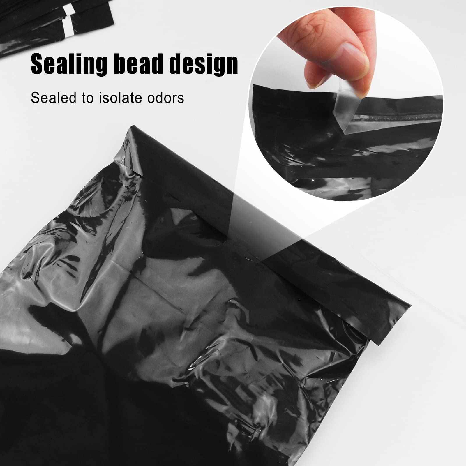 Car Trash Bags Disposable, 100 Pack Car Garbage Bag, Self Adhesive Small Trash Bags For Car, Black For Car, Kitchens, Bedrooms,