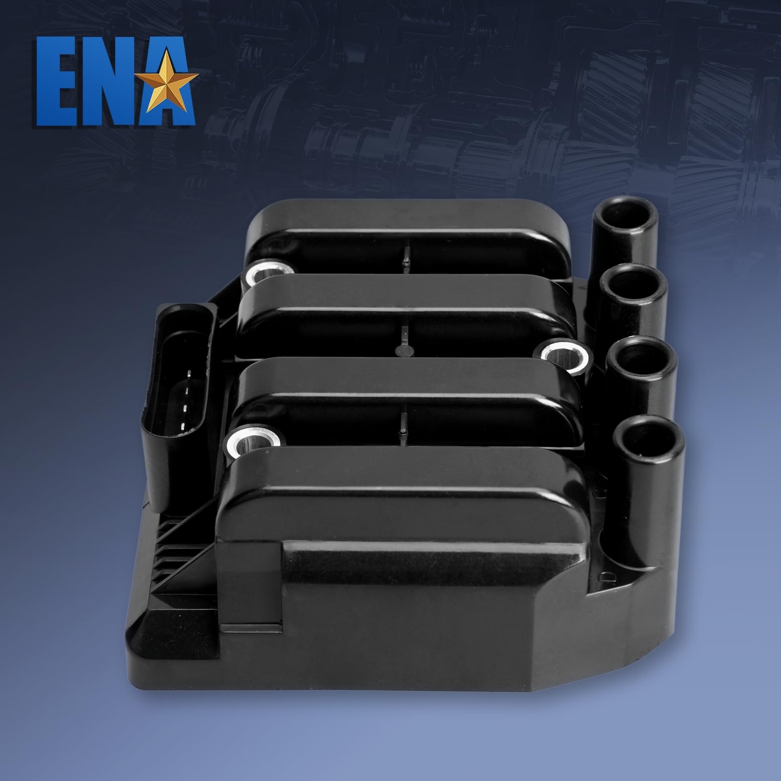 Ena Ignition Coil Pack Compatible With Volkswagen Bettle Golf Jetta Clasico 2.0L L4 Replacement For Uf484 C1393 5C1390