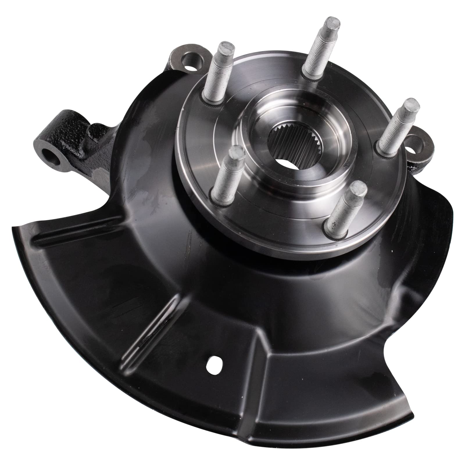 Trq Front Steering Knuckle & Wheel Bearing Hub Rh Right Passenger Side Compatible With 2007-2010 Ford Edge Lk056