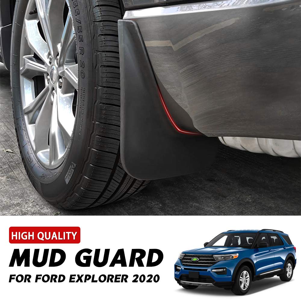 Autorder Mud Flpas Splash Guards for Ford Explorer 2020 2021 2022 2023 2024 Accessories Mudflap Fender Flares Front and Rear Mud