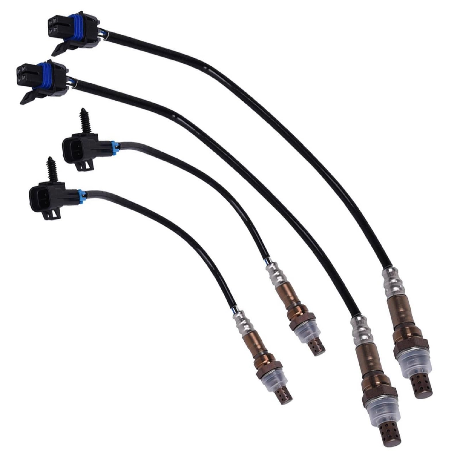 Bapmic Oxygen O2 Sensor Upstream & Downstream Compatible With Chevrolet Chevy Avalanche Silverado Sierra Yukon 234-4018 234-4112 234-4337