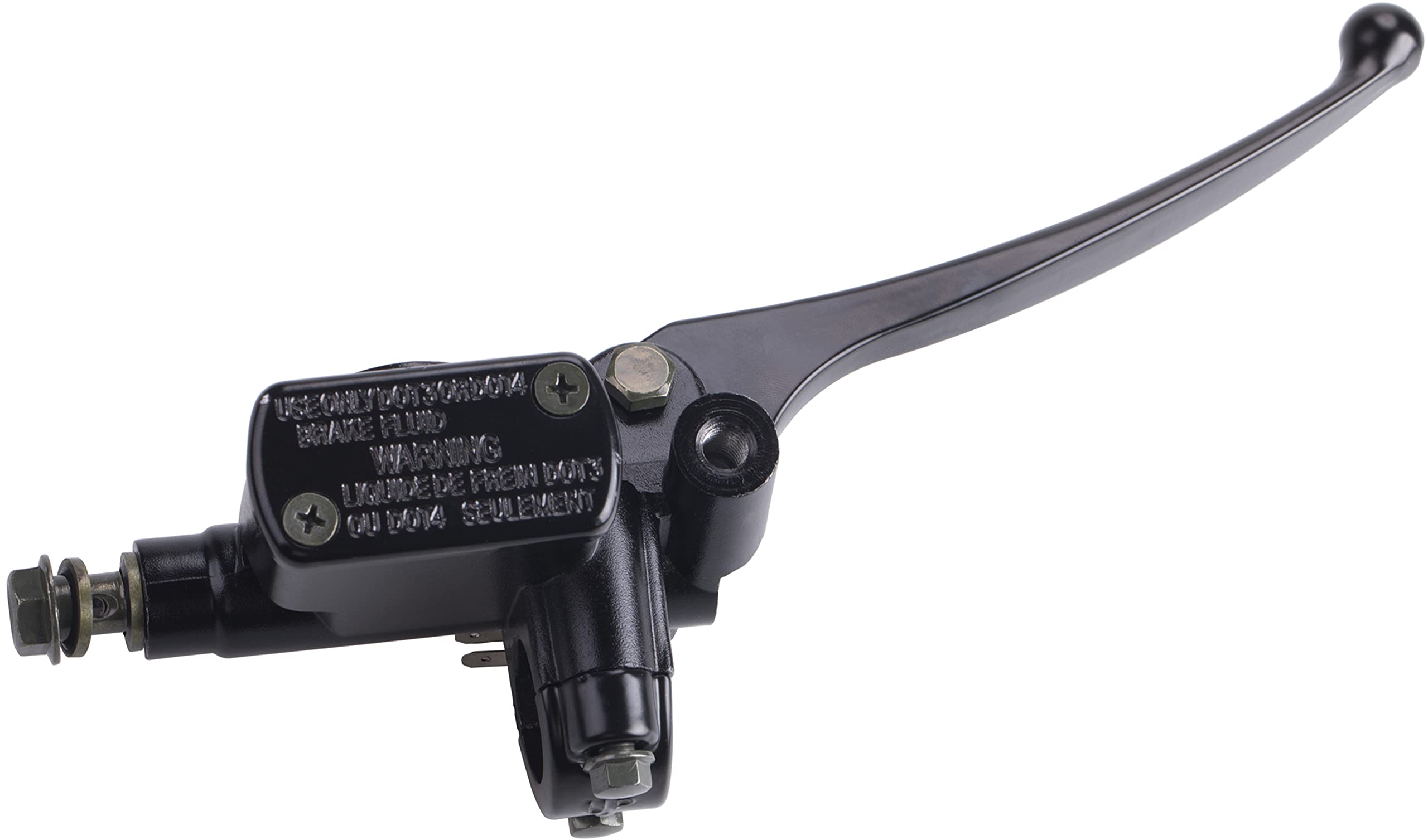 CNCMOTOK Front Brake Master Cylinder Lever Pump (Right Side) with 8mm Mirror Hole for GY6 50cc 125cc 150cc 250cc Scooter Moped A