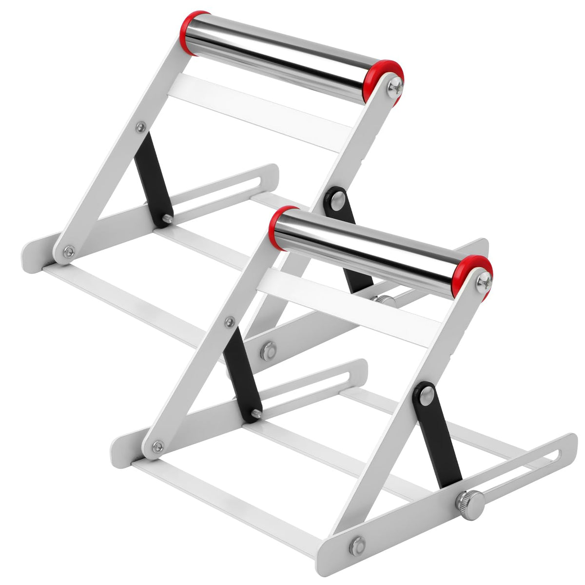 2Pcs Adjustable Cutting Machine Support Frame, Foldable Height Adjustable Cutting Machine Table Saw Stand, Height Adjustable Range 2.17-5.31 Inch