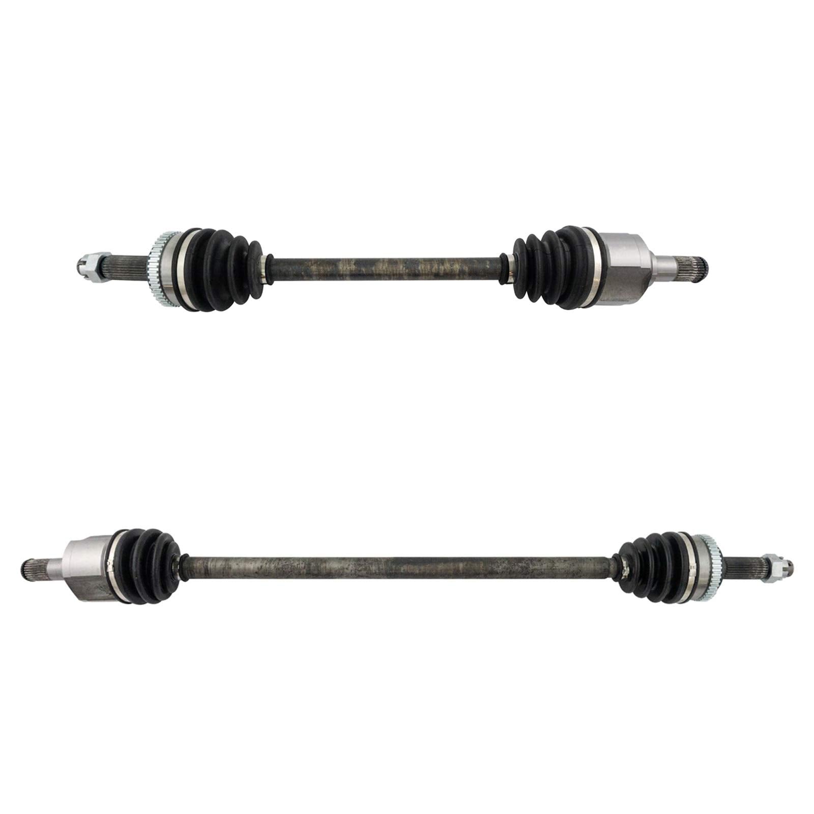 Trq Front Cv Axle Shaft Assembly Set Compatible With 2007-2010 Hyundai Elantra