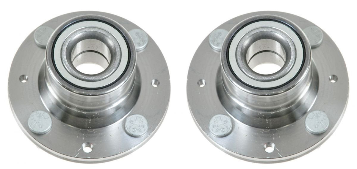 Trq Rear Wheel Hub Bearings Assembly Set Compatible With 1993-1994 Dodge Colt 1993-1996 Eagle Summit 1993-2002 Mitsubishi Mirage
