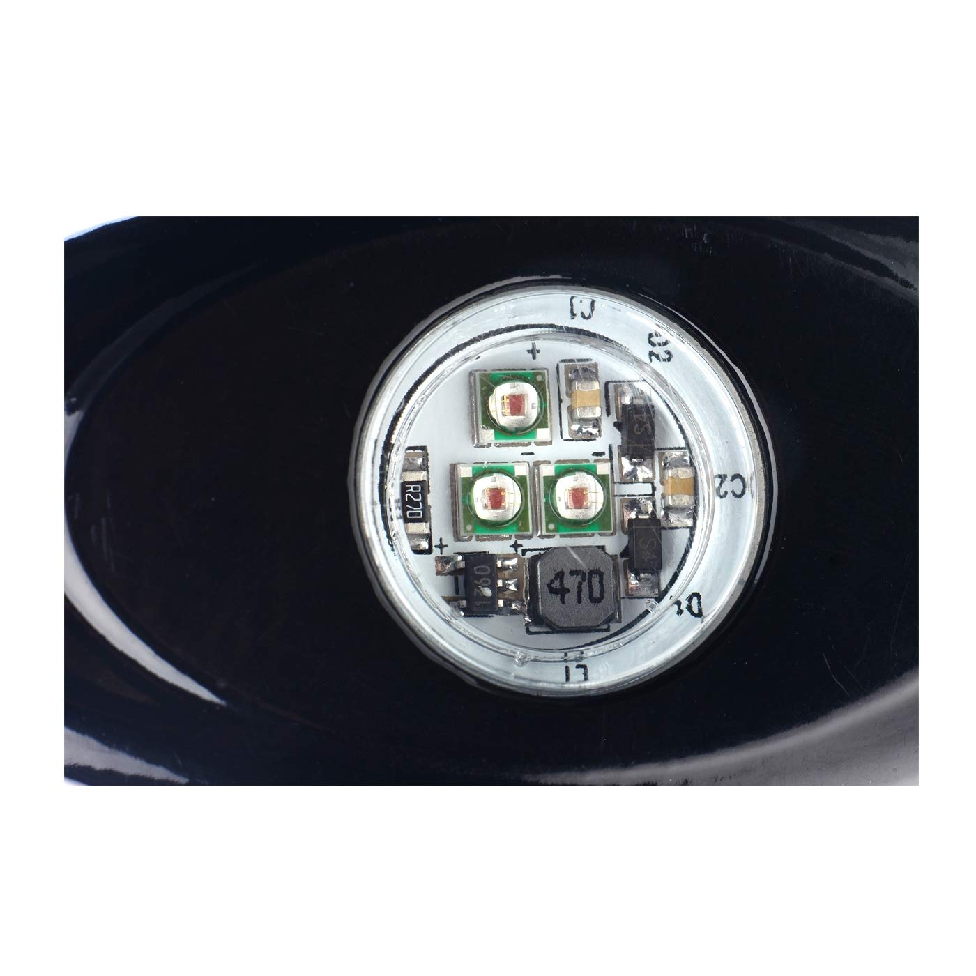 Yoneda Led Rock Lights 4Pods Waterproof Underglow Light For Car Truck Atv Utv Suv Offroad Boat Underbody Glow Trail Rig Lamp (Blue)