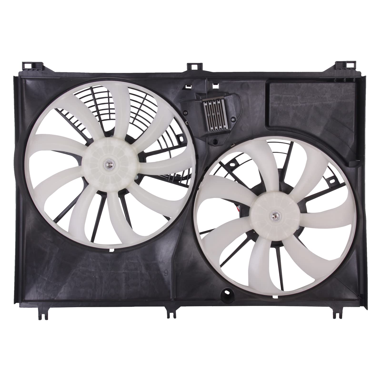 TYG OE Replacement(CAPA Quality) Cooling Fan Extra Silent for 2014-2019 Toyota Highlander 3.5L W/Towing W/PWM | 16363-0P180 | TO