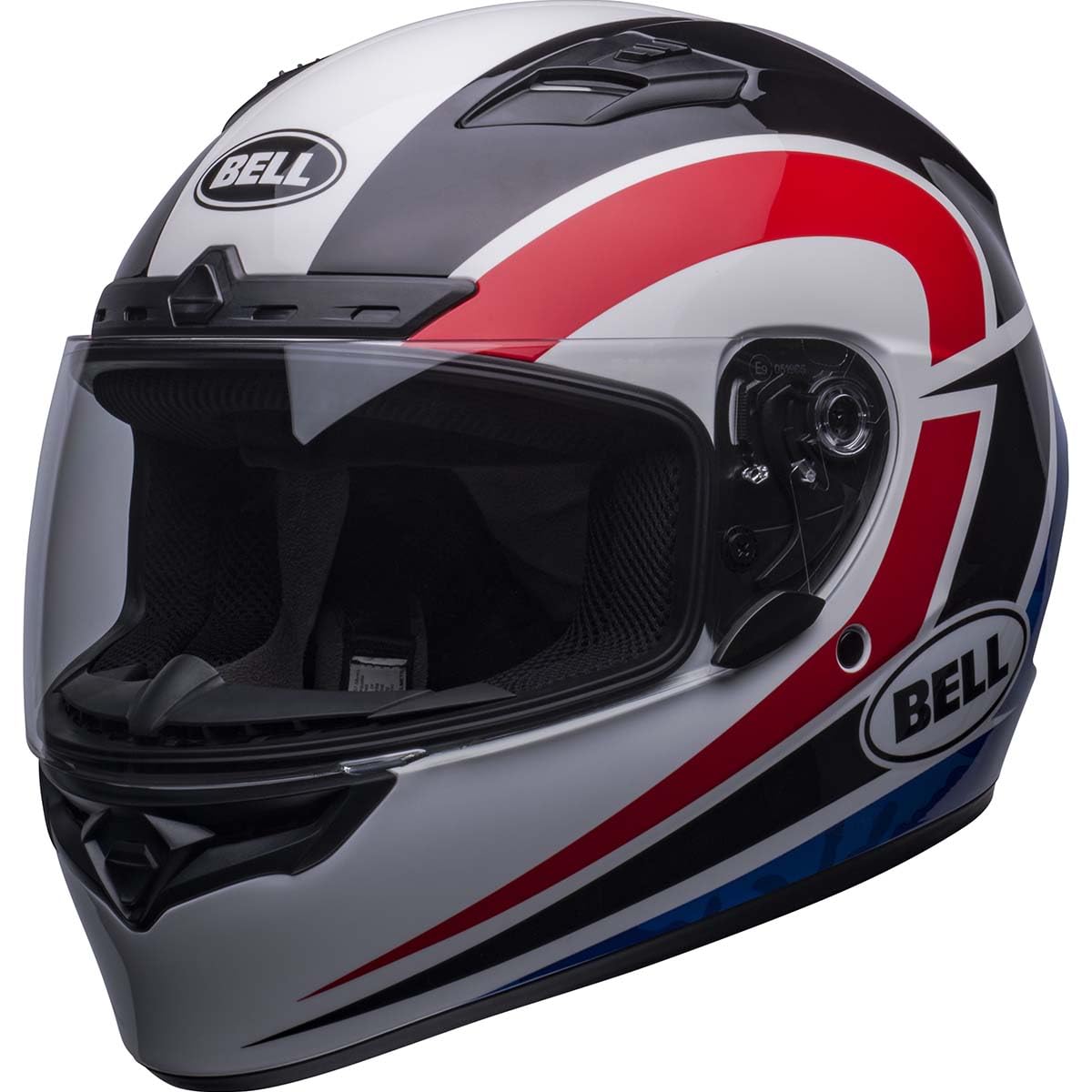 Bell Qualifier Dlx Mips Street Helmet (Gloss Blitz White/Blue Camo - 2X-Large)