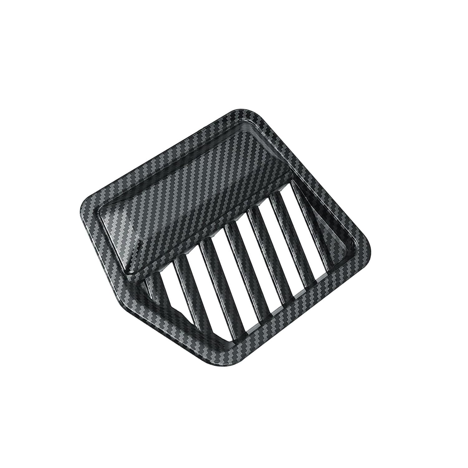 Keptrim For F-150 Abs Carbon Fiber Side Air Conditioning Vent Outlet Trim For 2015-2020 Ford F150, 2Pcs