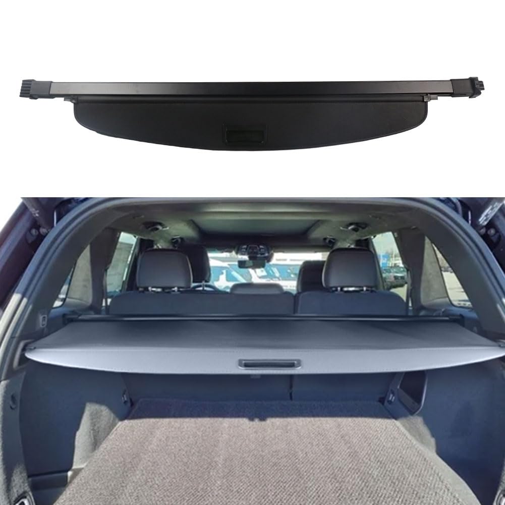 Boparauto Cargo Cover For Jeep Grand Cherokee (2 Row; Wl) 4Xe Accessories 2022 2023 2024 2025 Rear Black Trunk Shade Luggage Security Cover