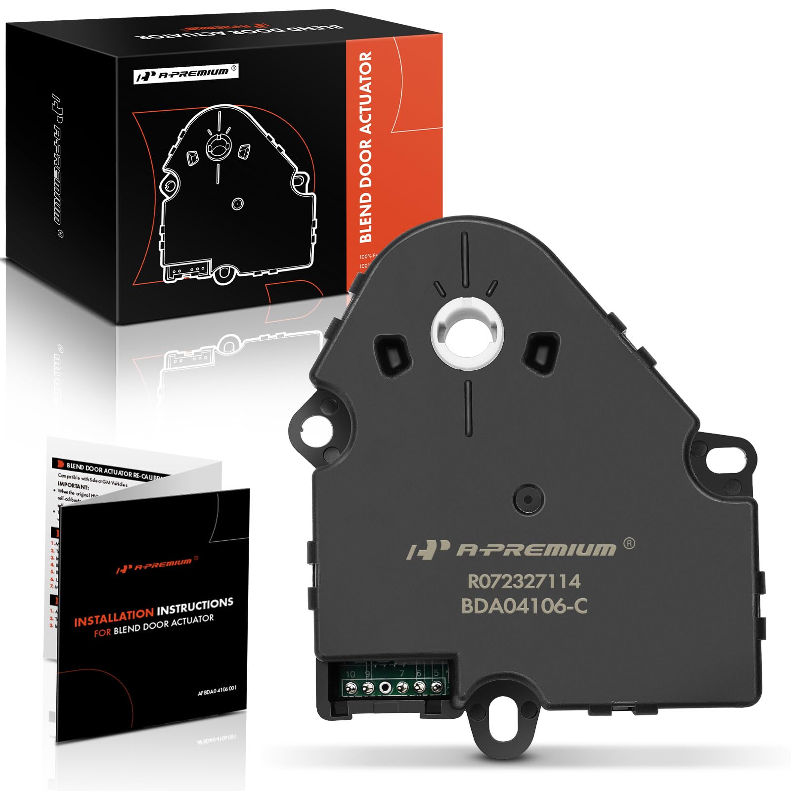 A-Premium HVAC Blend Door Actuator Compatible with Buick, Chevy, Cadillac, GMC, Hummer, Isuzu, Olds & Pontiac Vehicles - 1994-20