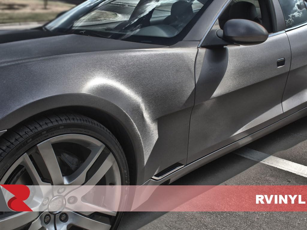 3M 2080 Series Br201 Brushed Steel - 5Ft X 2Ft - 10Sq Ft - Dual Cast Textured Finish Vinyl Car Wrapping Film - Vehicle Sheet Rol