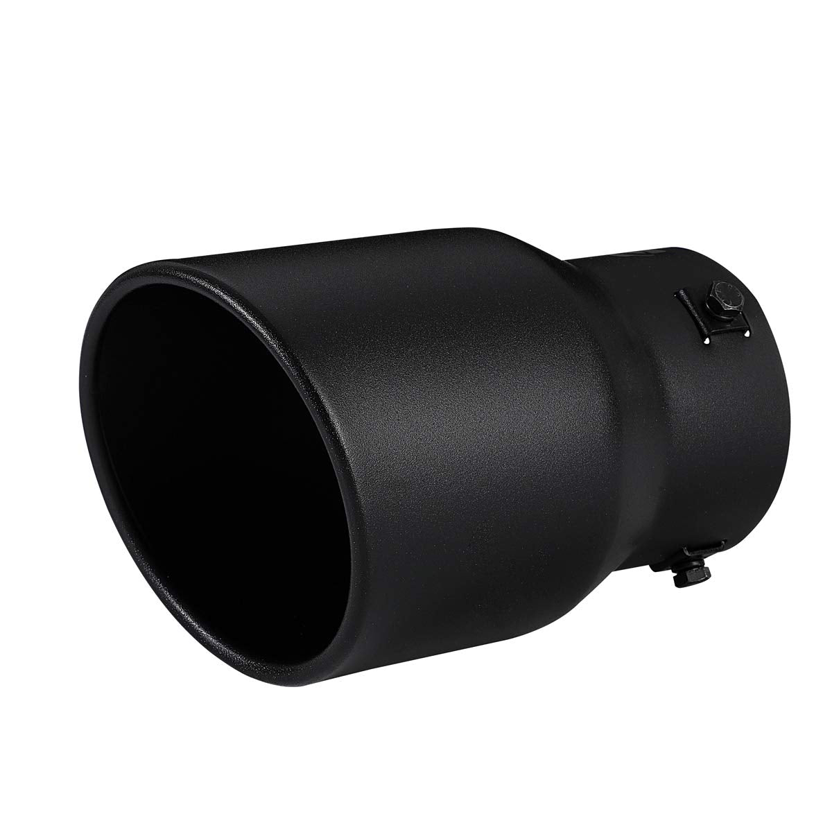TriTrust Exhaust Tip, 2.5-3 inch inlet adjustable,Fit 2.5''/2.75''/3'' Outer diameter Tailpipe, 4.5'' Outlet 7'' Long Muffler Ti