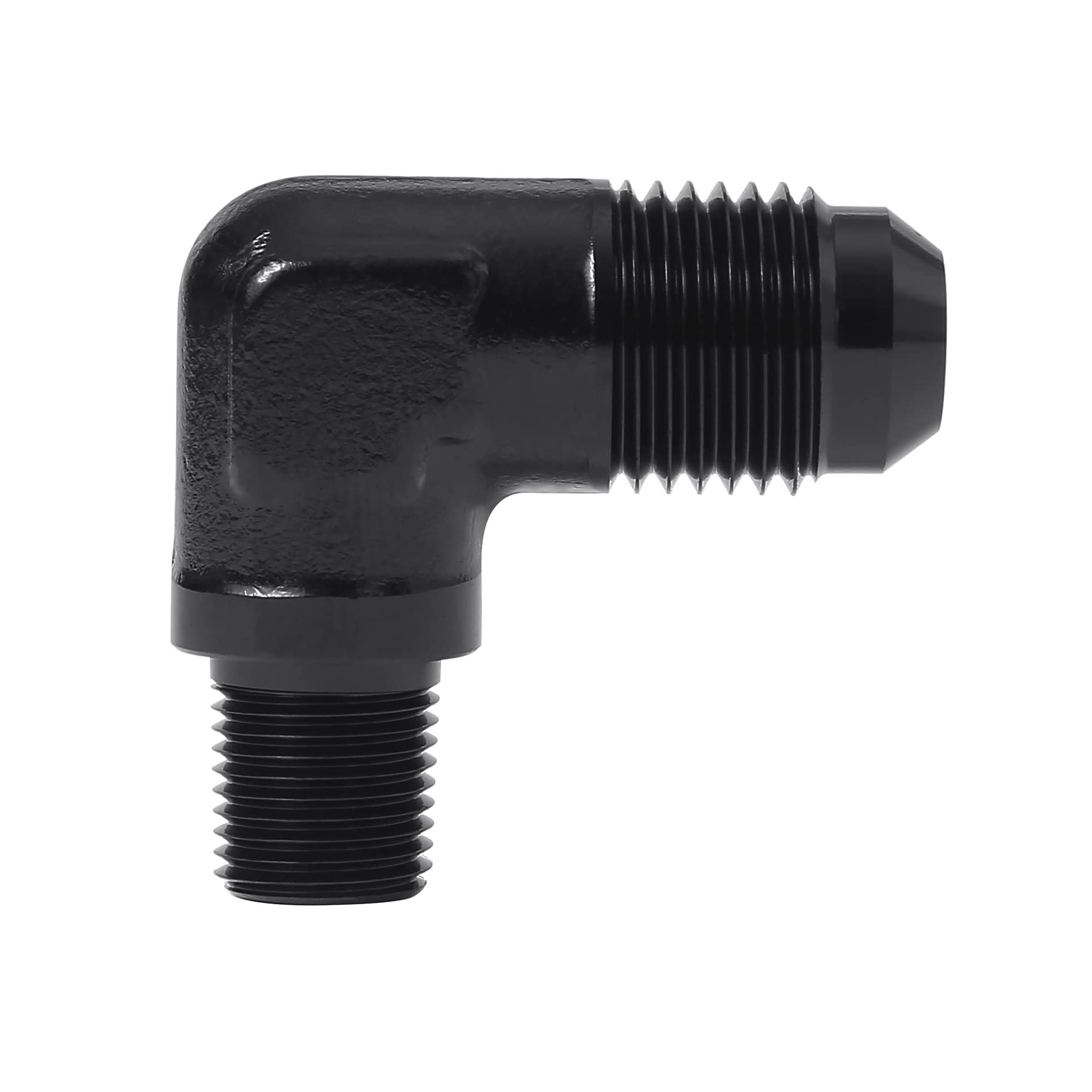 Evil Energy 6An To 1/8'' Npt Male 90 Degree Fitting Adapter Aluminum