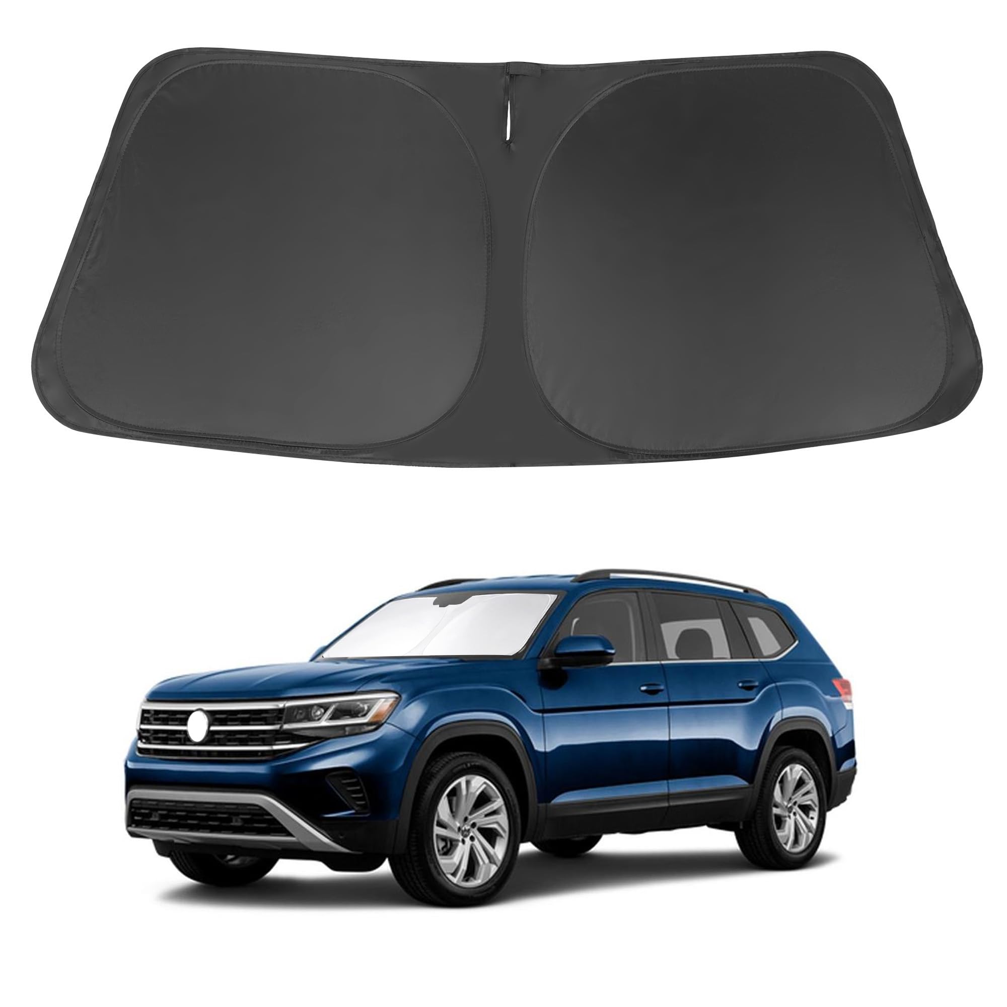 Windshield Sun Shade For 2018-2024 2025 Volkswagen Atlas Vw Atlas Cross Sport Accessories Front Window Sunshade Shield Keep Your