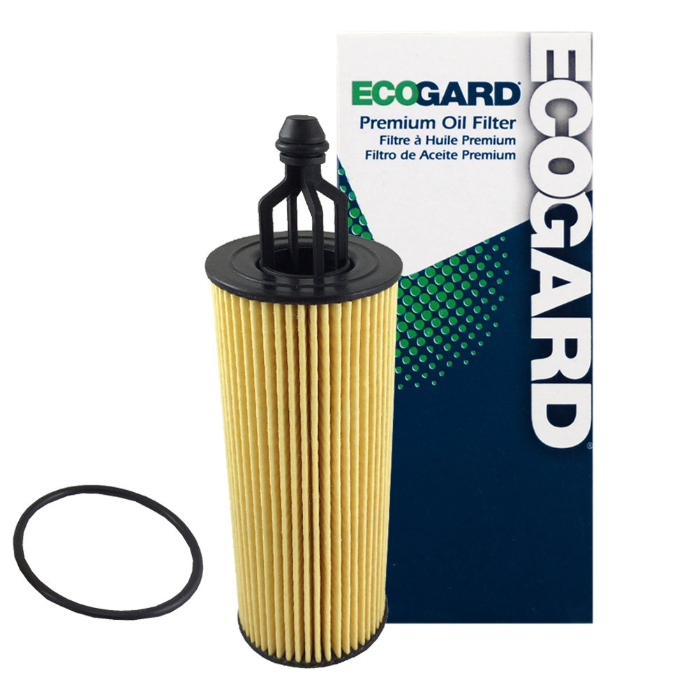Ecogard X10040 Premium Cartridge Engine Oil Filter For Conventional Oil Fits Jeep Grand Cherokee 3.6L 2014-2021, Wrangler 3.6L 2014-2021, Cherokee 3.2L 2014-2021, Wrangler Jk 3.6L 2018