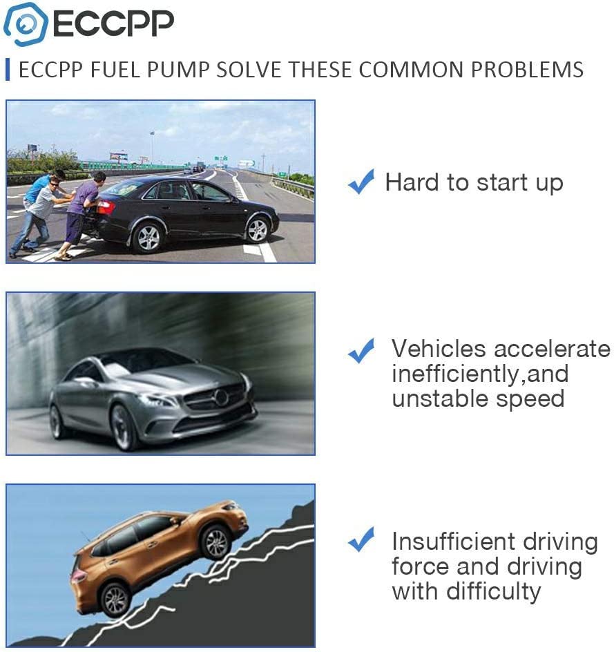 ECCPP Replacement for Fuel Pump, Assembly for Chevrolet Chevy GMC C/K 1500 2500 3500 1996 1997 Module w/sending unit V6 V8 4.3L