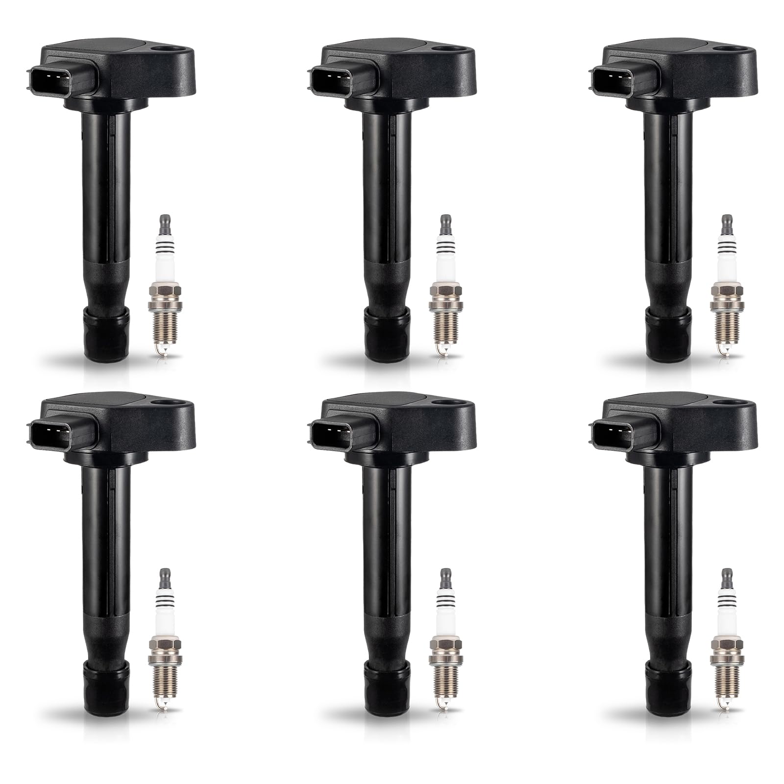 Ena Ignition Coil Uf242 & Spark Plug 4503 Compatible With Honda Accord 3.0L 2000-2002 Odyssey 1999-2010 3.5L Acura Cl 2001-2003
