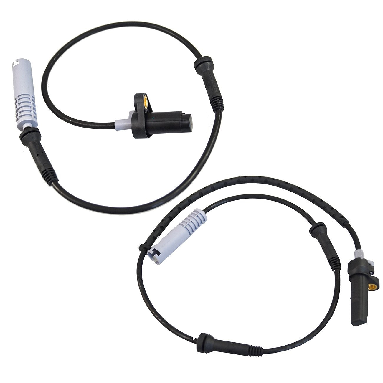 Bapmic 4 Pcs Front 34521182159 + 34521182160 Rear Abs Wheel Speed Sensor For Bmw E39 528I 540I 1997 1998