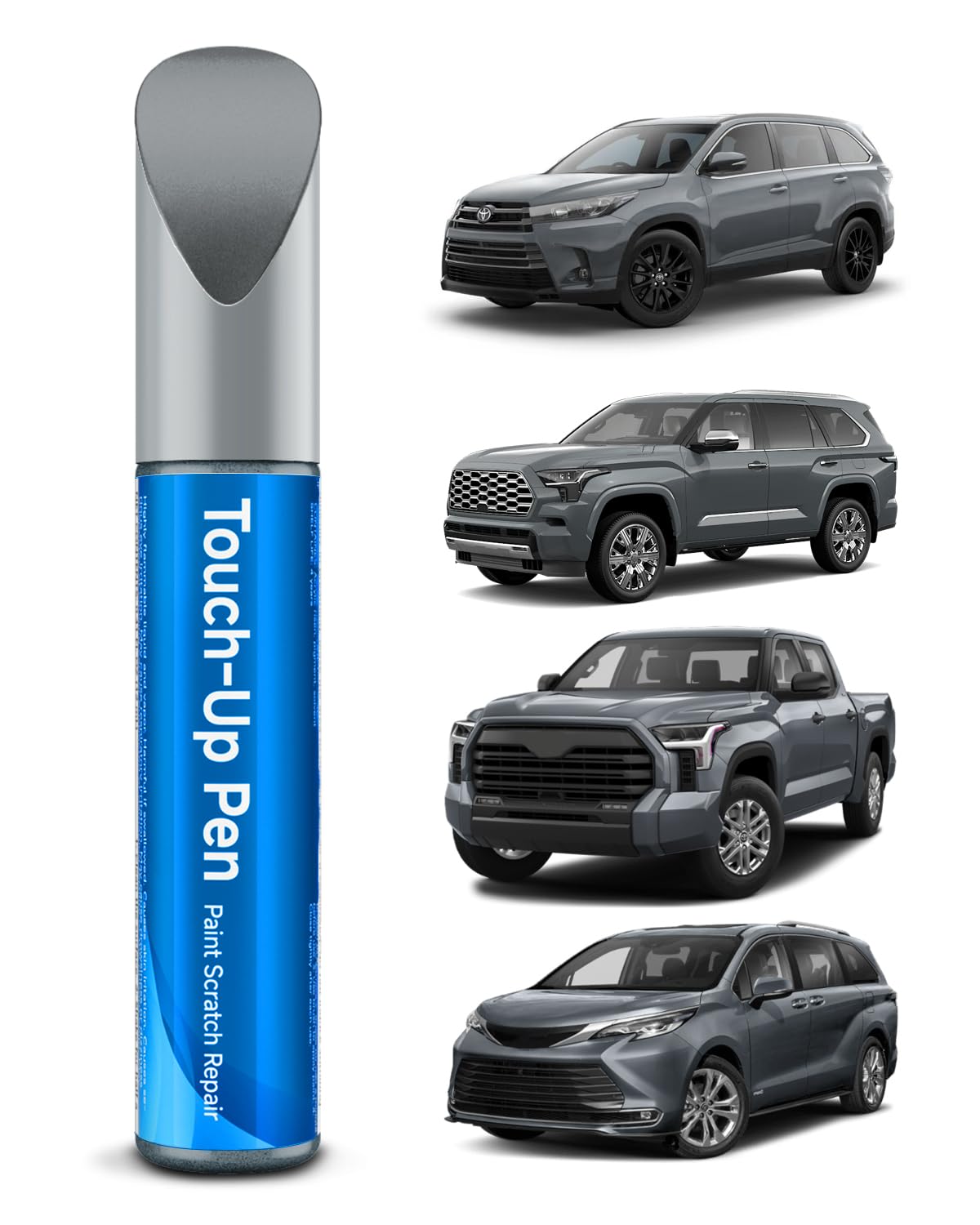 6X3 Lunar Rock Touch Up Paint Compatible with Toyota Exact Match Touch Up Paint Car Scratch Repair