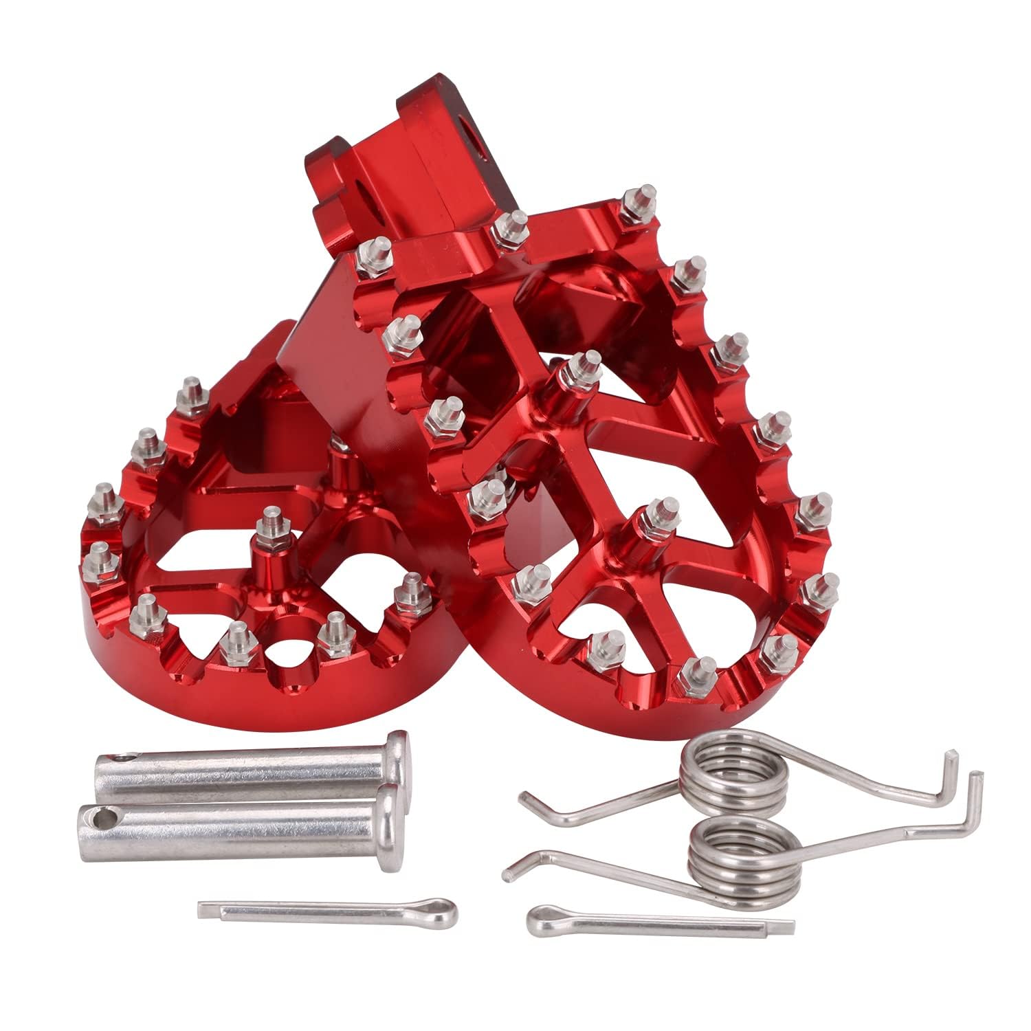 Anxin Dirt Bike Foot Pegs Motorcycle Footpegs Foot Pedals Rests Cnc For Crf 110 Crf110F 2013-2024 Crf125F 2014-2024 Dirt Pit Bik