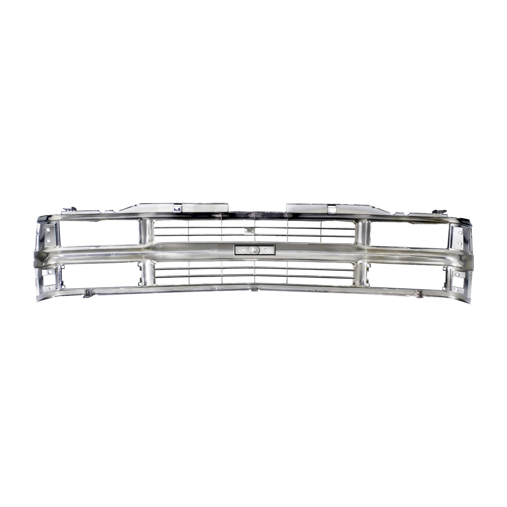 Garage-Pro Grille Assembly Compatible With 1994-1999 Chevrolet C1500, 1994-1999 Chevrolet C1500 Suburban Chrome Shell with Paint