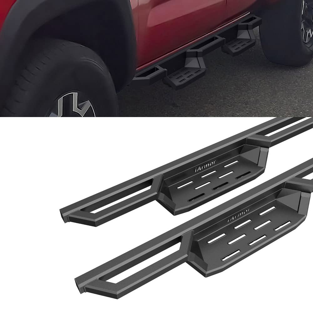 Hd Ridez Running Boards Compatible With Toyota Tacoma 2005-2023 Extended Access Cab Drop Steps Stainless Steel Armor Nerf Bar Side Steps Side Bars
