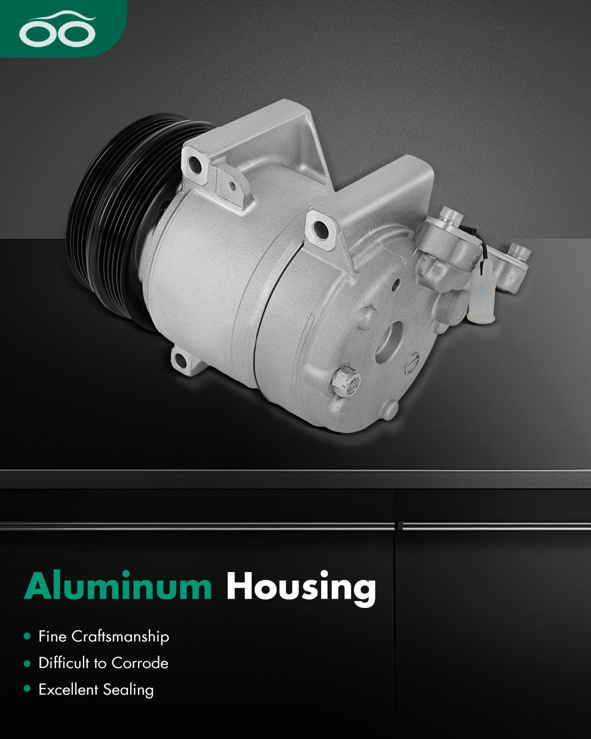 SCITOO AC Compressor for 2005-2013 for Volvo C30 1.6L for S40 2.0L for V50 2.4L 2.5L