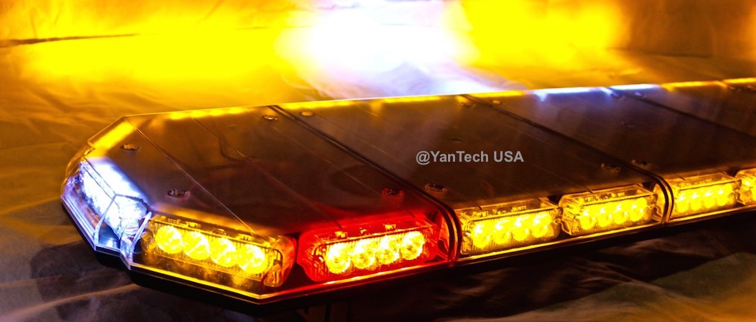 56“ 104 Led Emergency Beacon Strobe Light Bar Warning Truck Tow Wrecker W/Take Down, Alley, Brake And Turn Signal - Usa Warranty W/Lifetime Service