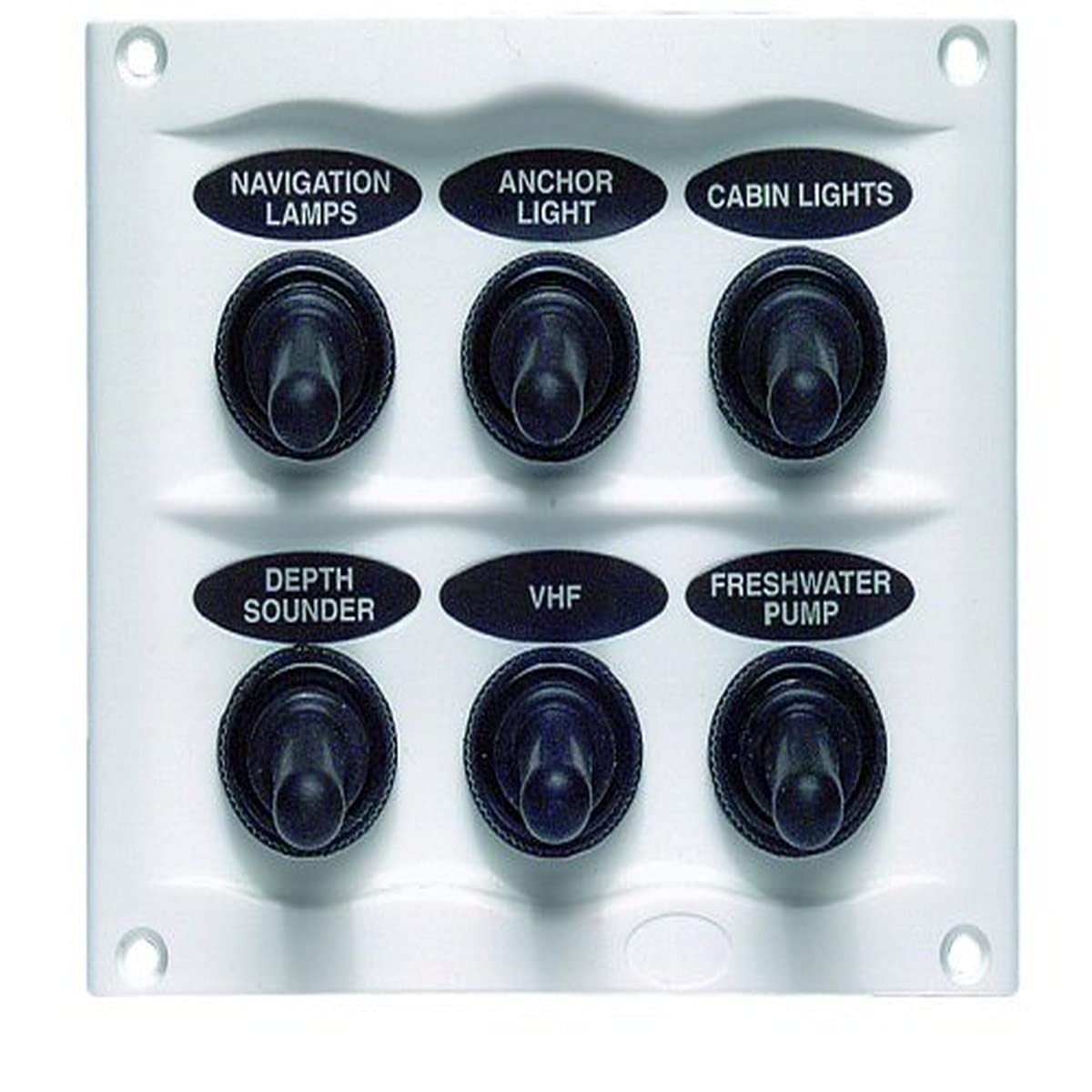 Bep 900-6Wp Splash Proof Panel - 6 Way