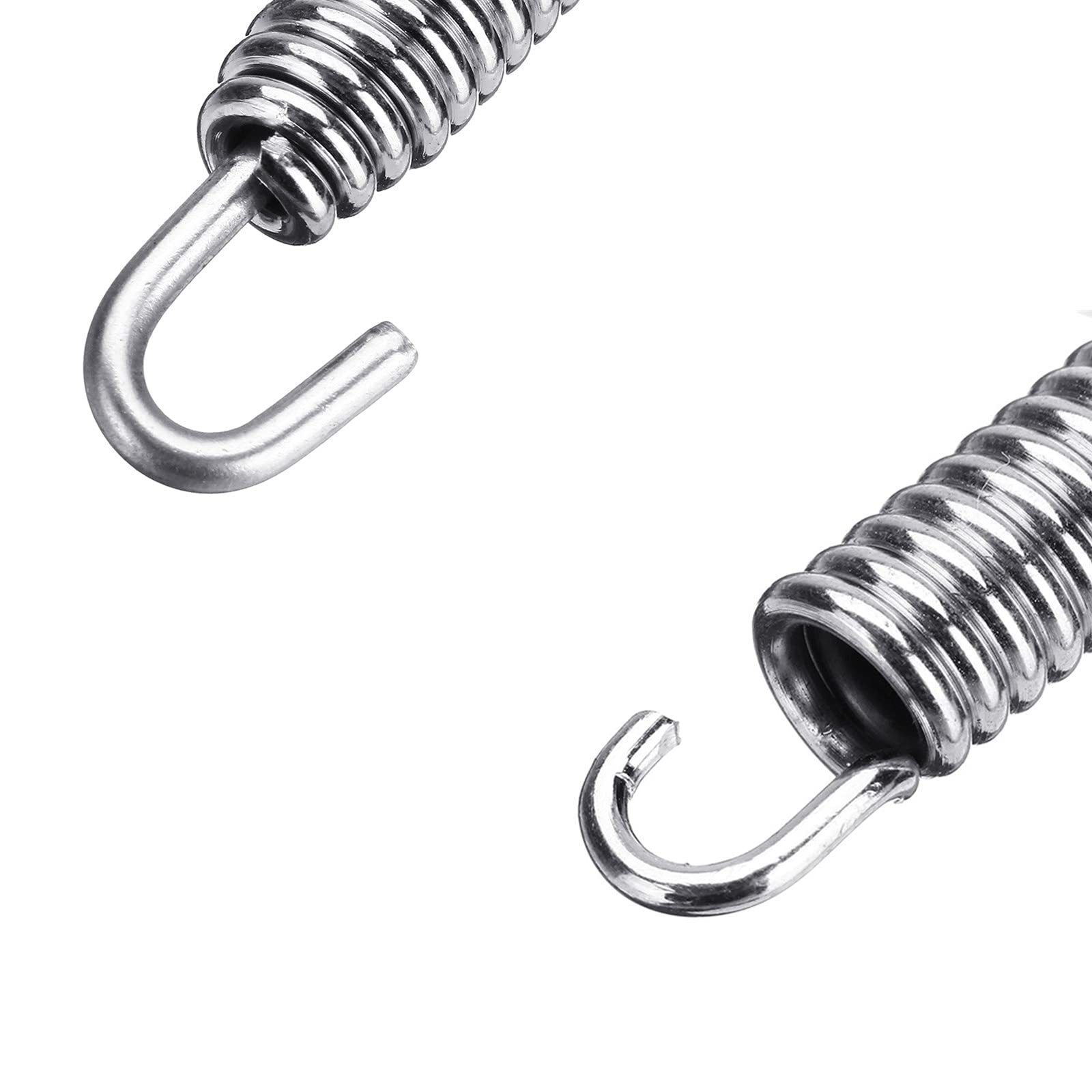 Motorcycle Exhaust Pipe Springs, 6Pcs Stainless Steel 65Mm Motorcycle Exhaust Pipe Springs Muffler Exhaust Pipe Spring Hooks